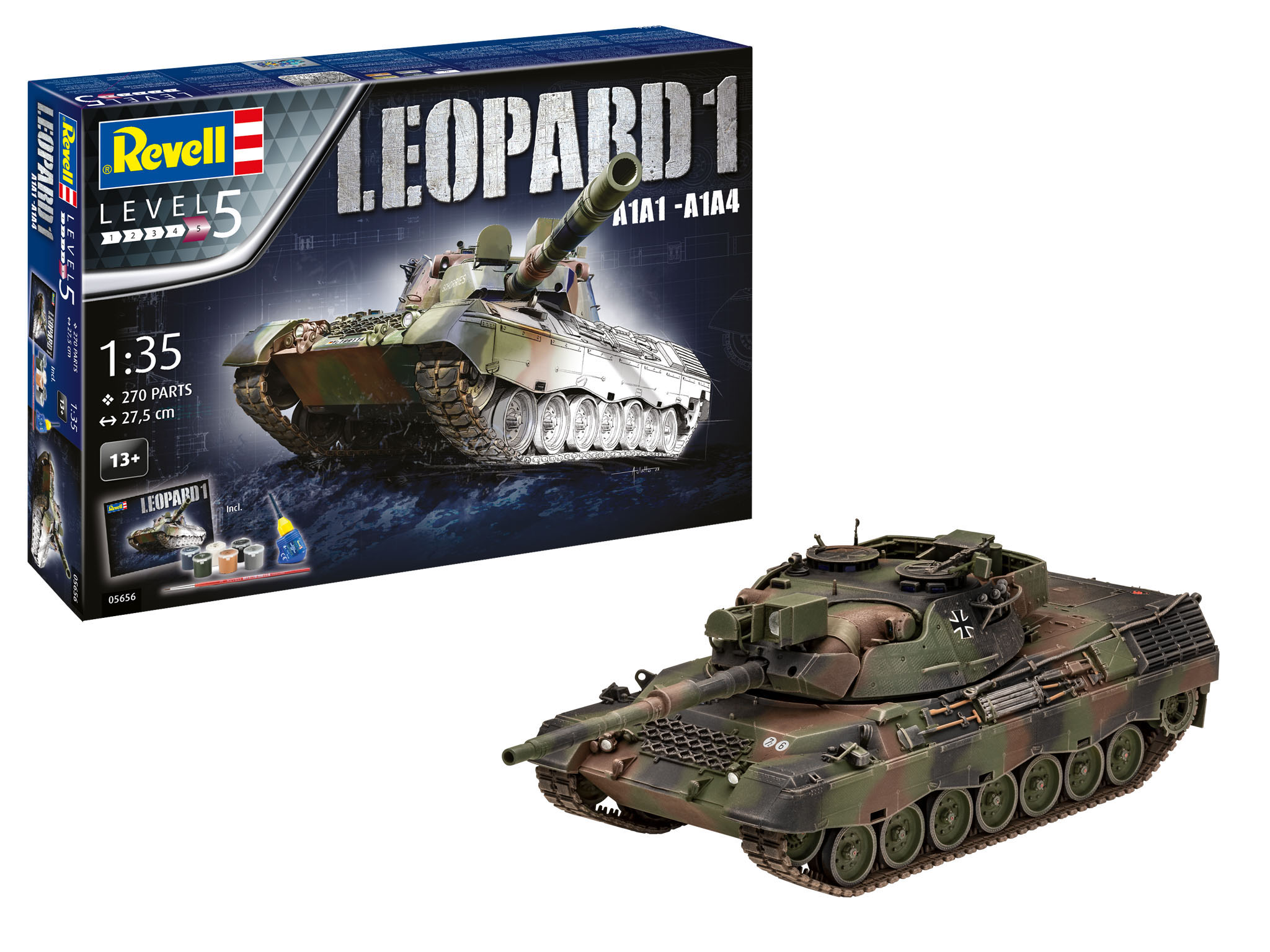 Revell 05656 | Geschenkset  | Leopard 1 A1A1-A1A4 | 1:35