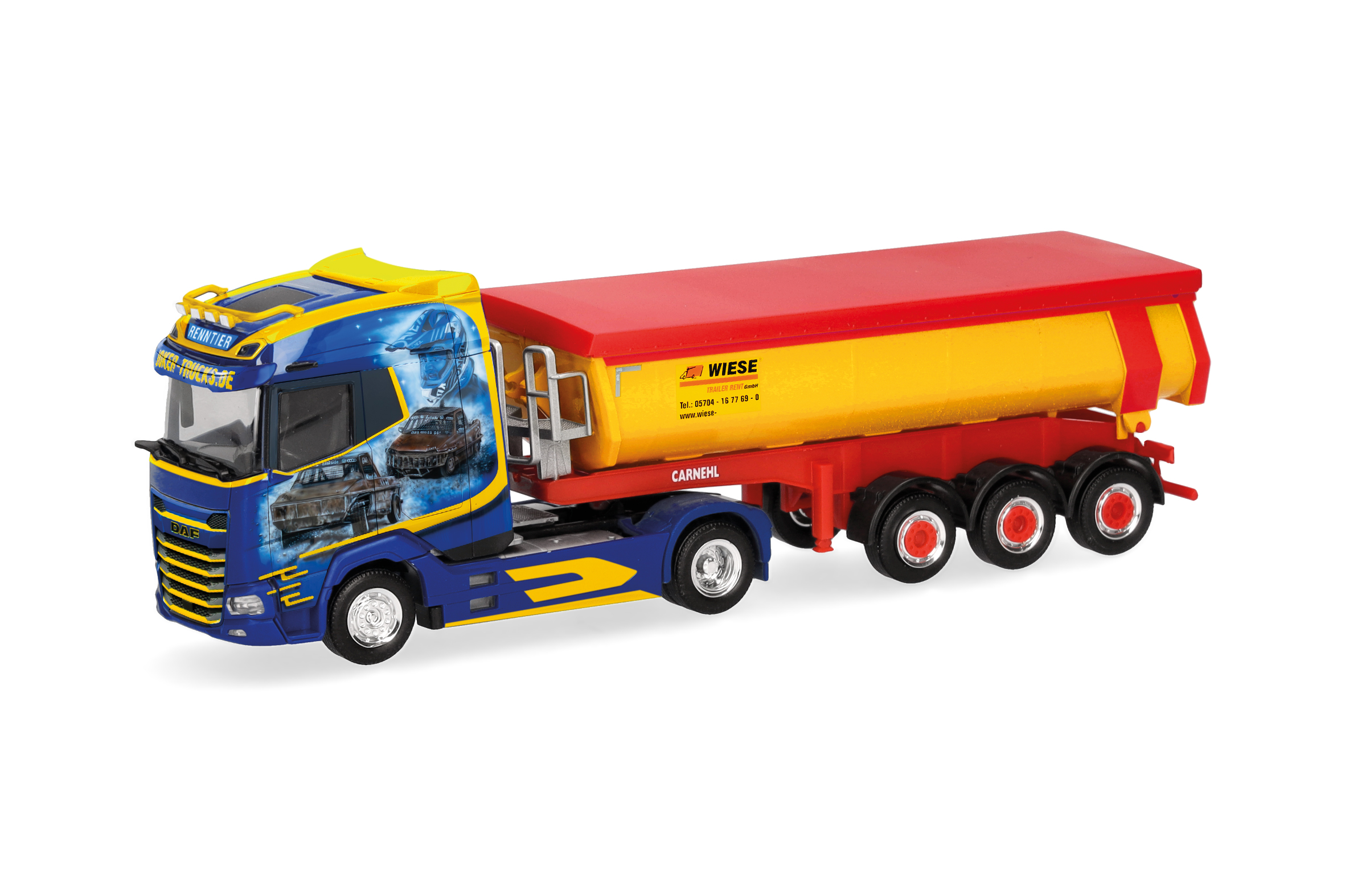 Herpa 321228 | DAF XG Rundmulden-Sattelzug | Joker Trucks | 1:87