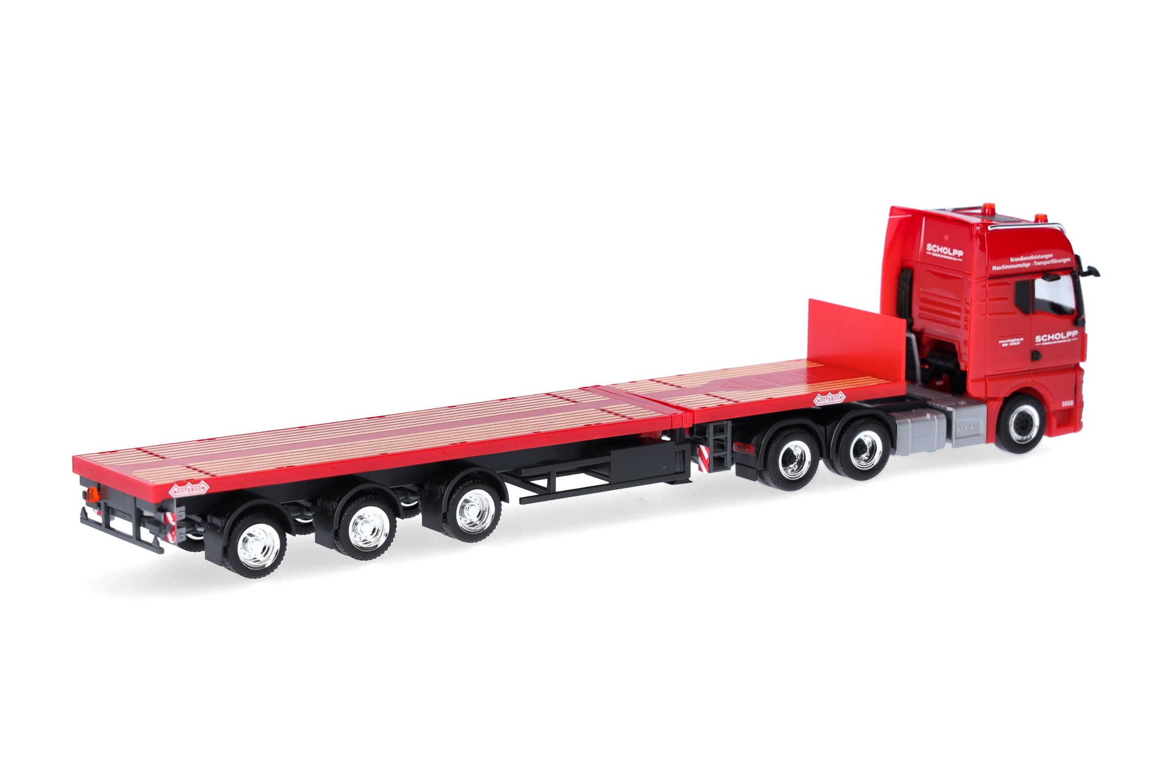Herpa 319508 | MAN TGX GX | Teletrailer-Sattelzug | Scholpp | 1:87