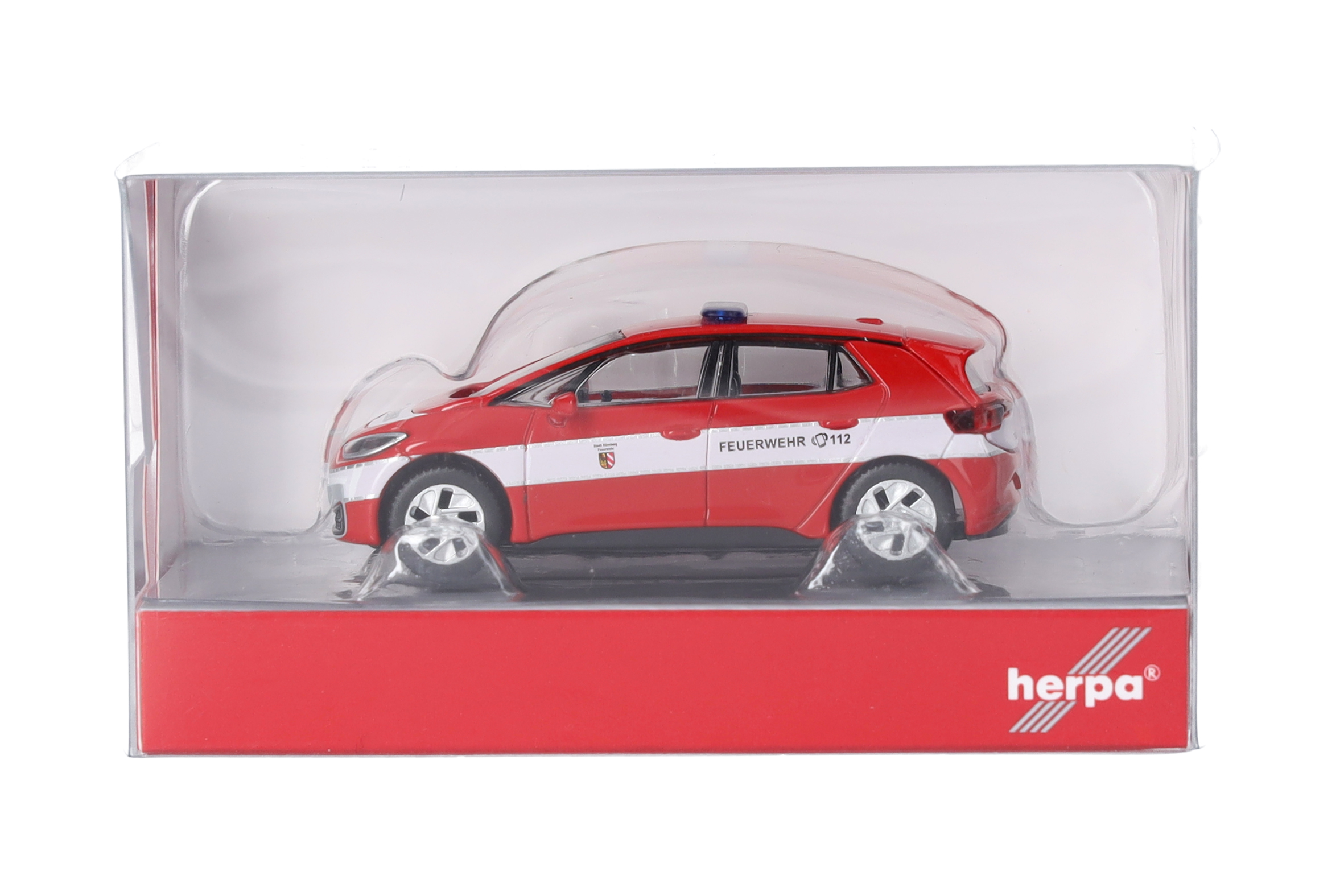 Herpa 093989 | Volkswagen (VW) ID. 3  | Feuerwehr Nürnberg | 1:87