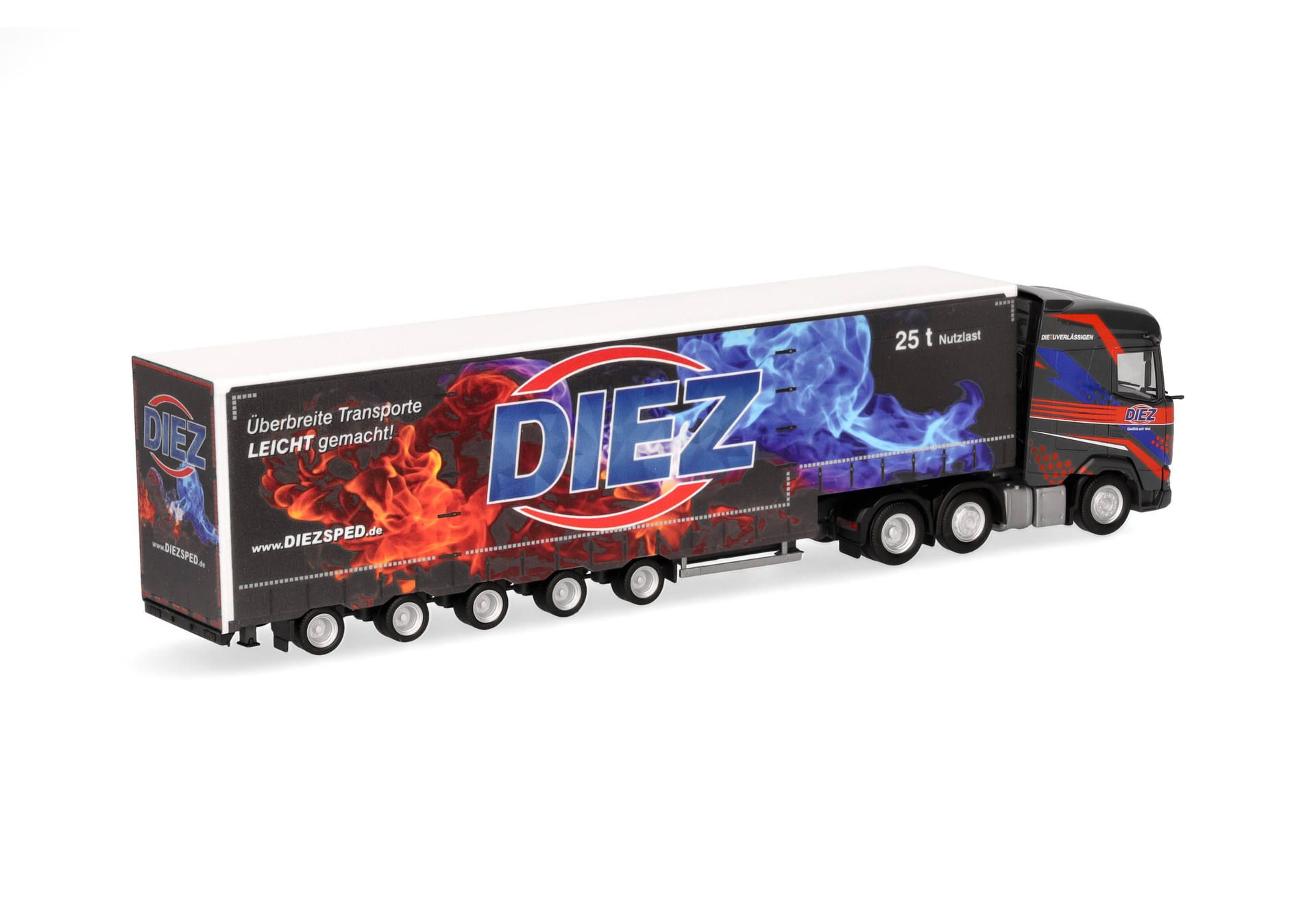 Herpa 319263 | DAF XG Volumengardinenplanen-Sattelzug | Diez | 1:87