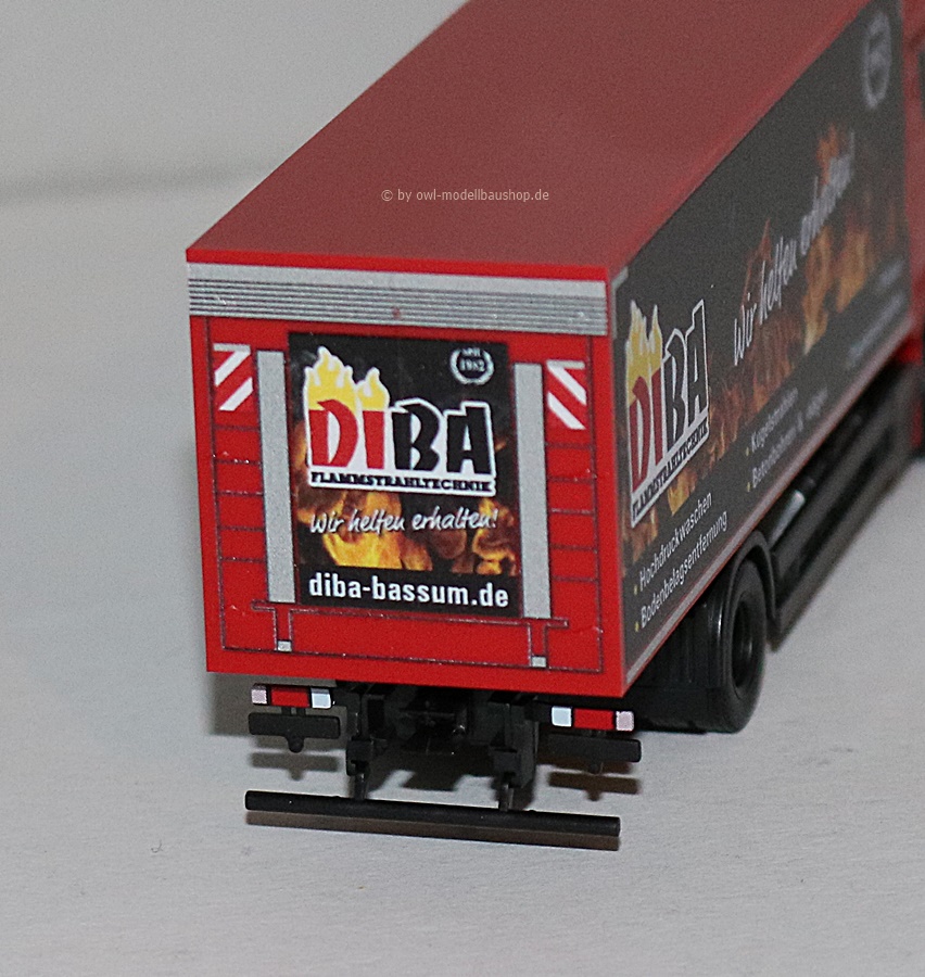 Herpa 953955 | MAN TGX GM Solo Koffer | DIBA | 1:87