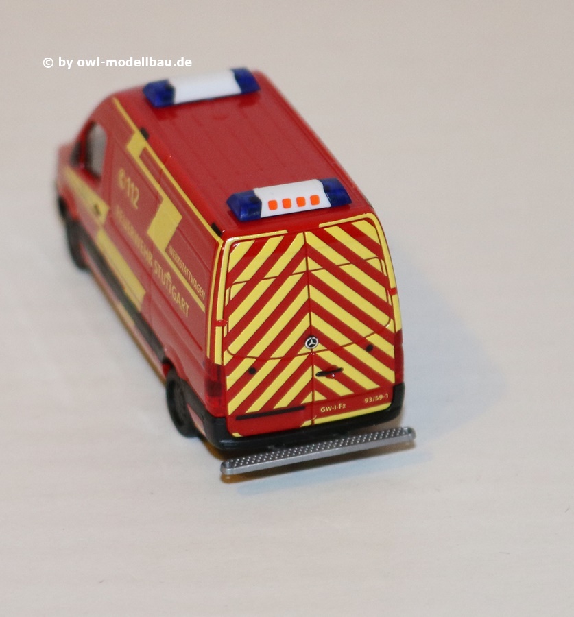 Herpa 935302 - MB Sprinter`13 Kasten HD - FW Stuttgart - Werkstattwagen. 1:87