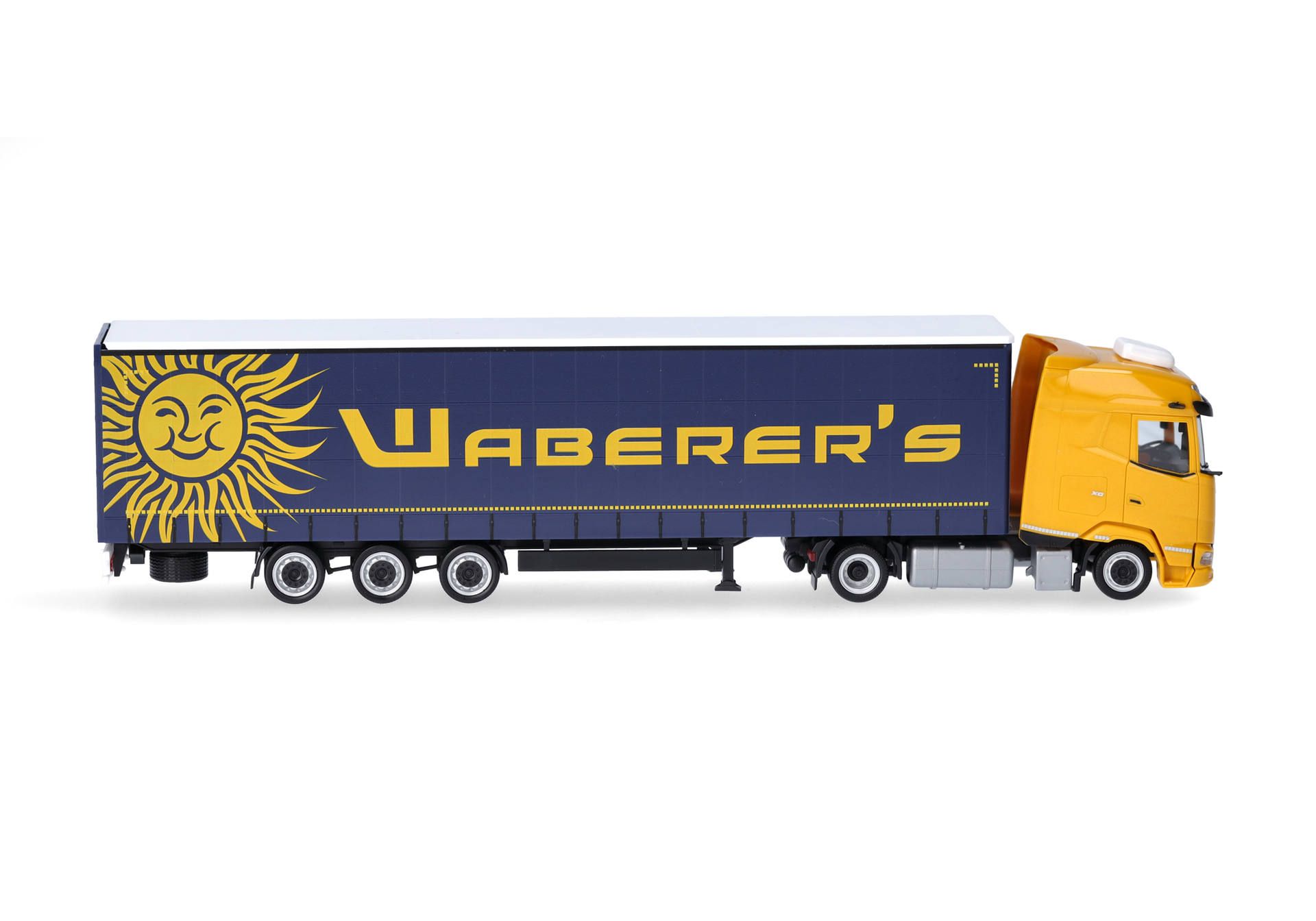 Herpa 317672 | DAF XG Lowliner-Sattelzug | Waberer's | 1:87