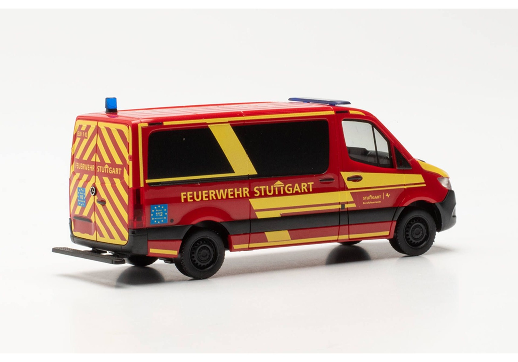 Herpa 097345 | Mercedes-Benz Sprinter '18 Bus Flachdach | Branddirektion Stuttgart | 1:87