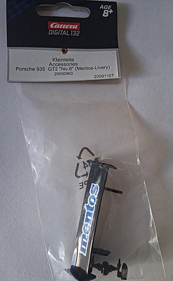 91107 Carrera 1:32 | Kleinteile | Porsche 935 GT2 | No. 8 (30963)
