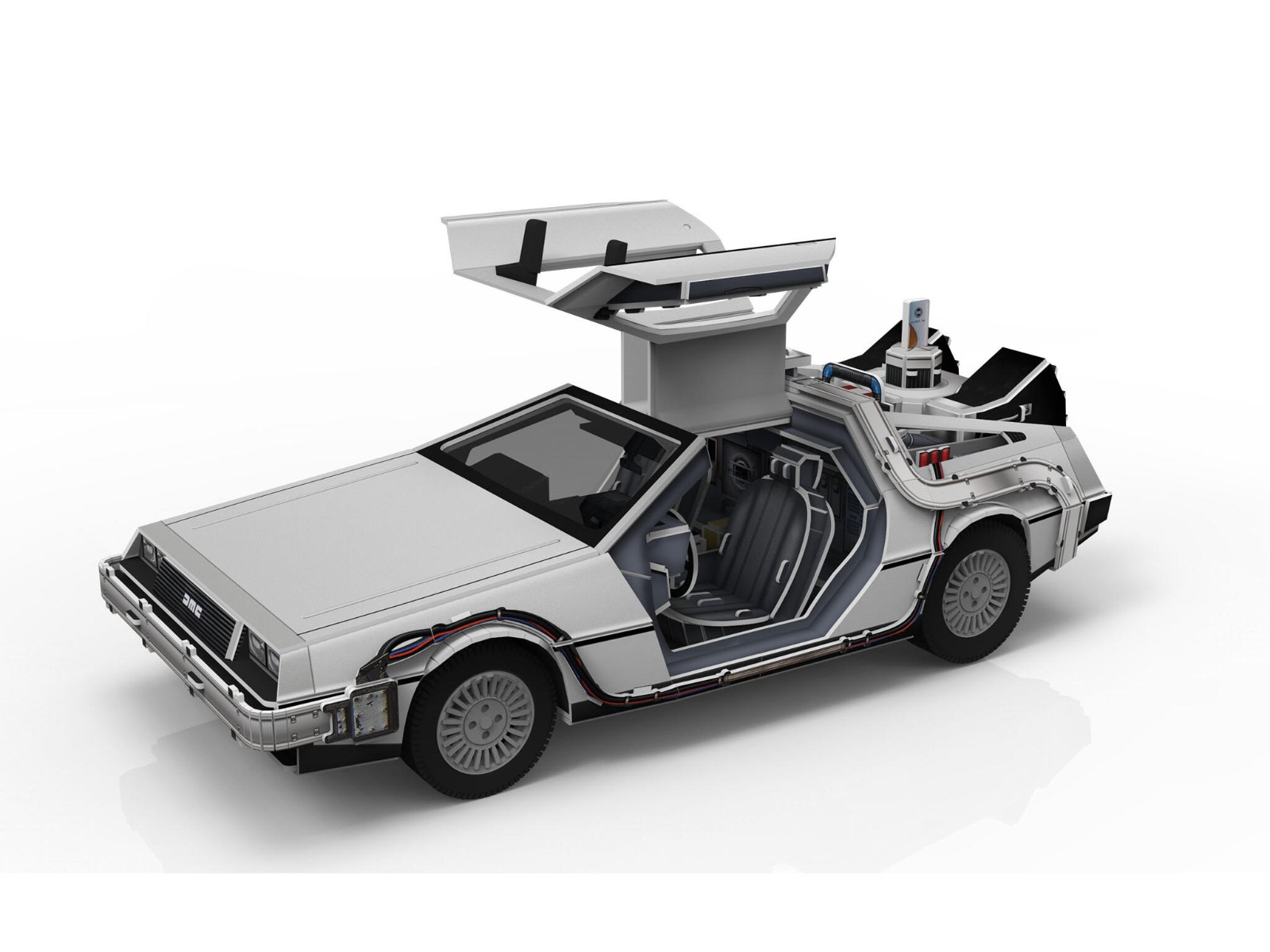 Revell 3D Puzzle 00221 - Time Machine - Back to the Future