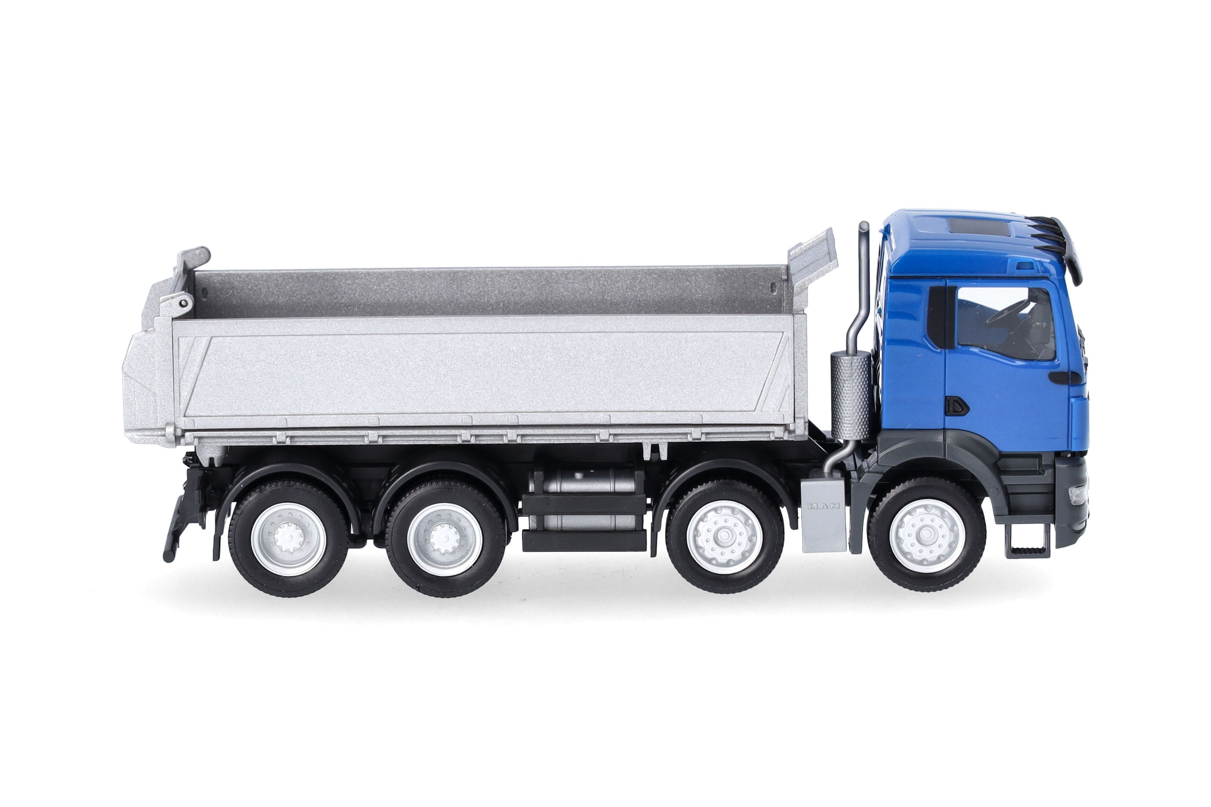 Herpa 319140 | MAN TGS NN | Baukipper 4-achs | blau/silber | 1:87