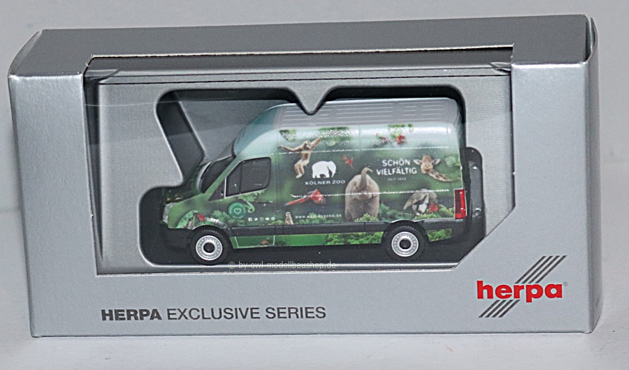 Herpa 950794 - VW Crafter Kasten HD "ZOO Köln". 1:87