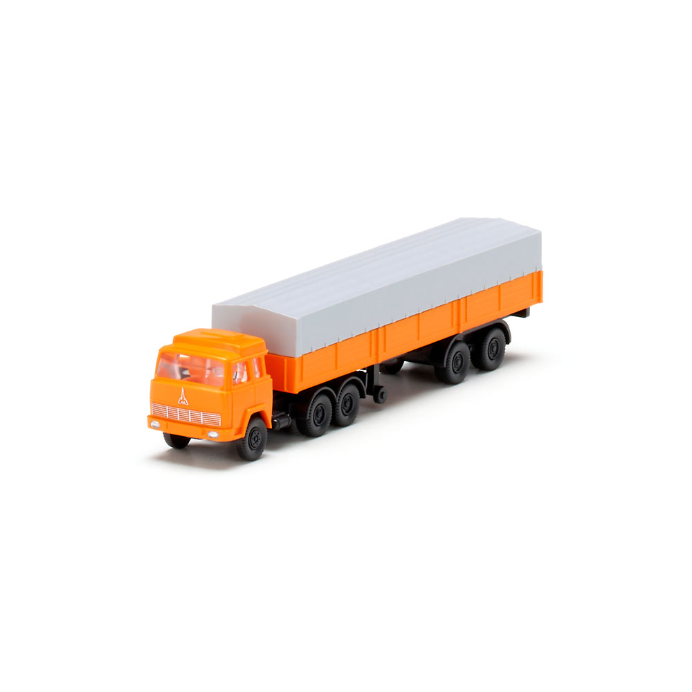 Wiking 095611 | Magirus | Pritschensattelzug  | orange | Spur N | 1:160
