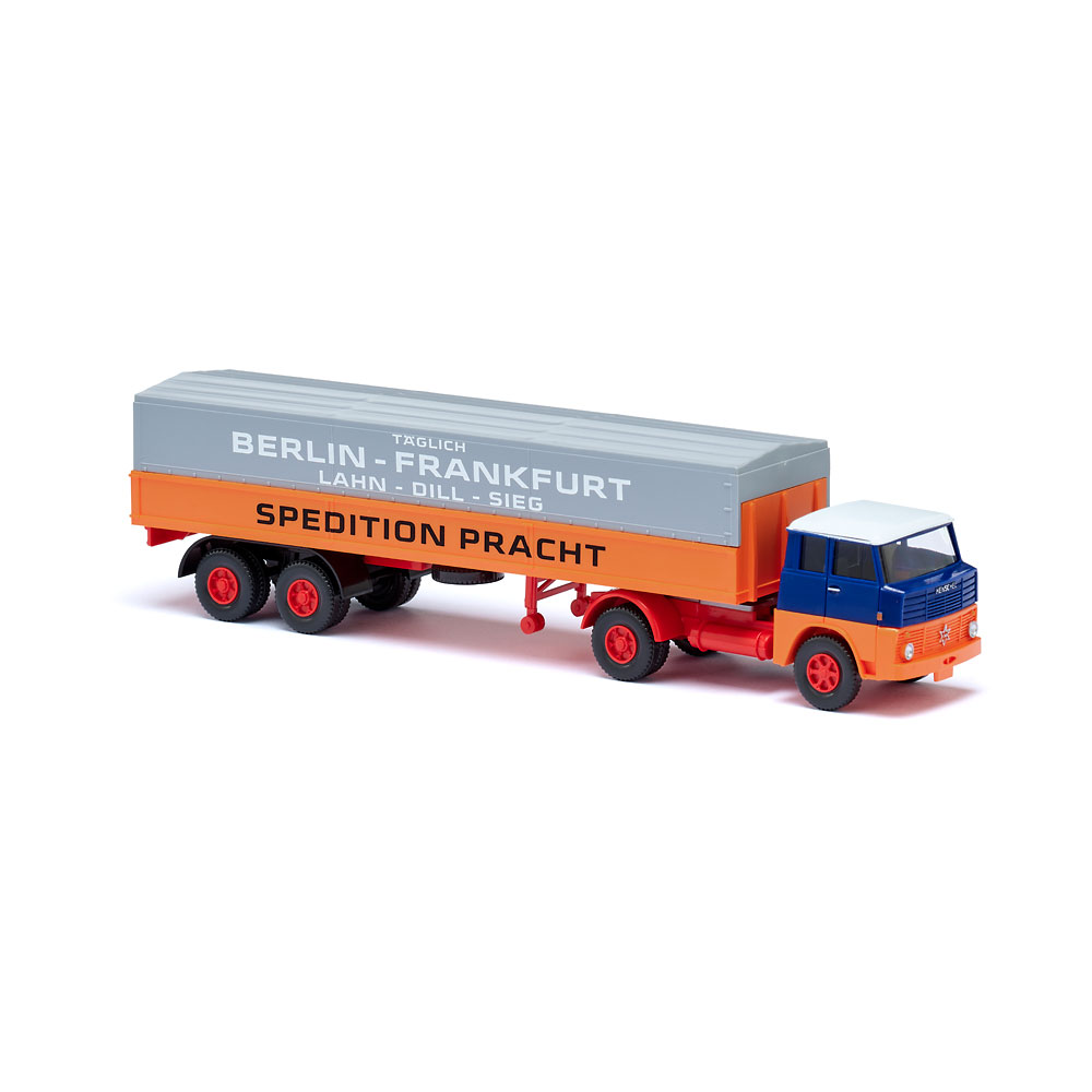 Wiking 051504 | Henschel | Pritschensattelzug | Spedition Pracht | 1:87