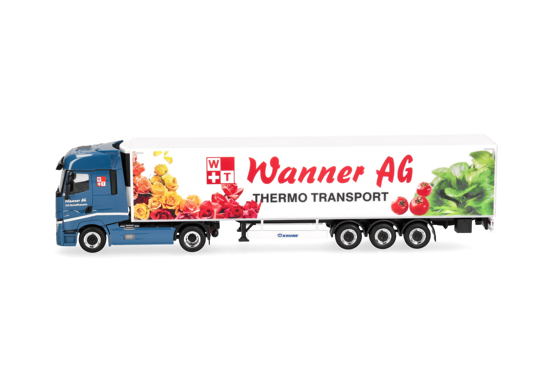 Herpa 321242 | Renault T facelift Kühlkoffer-Sattelzug  | Wanner AG | 1:87