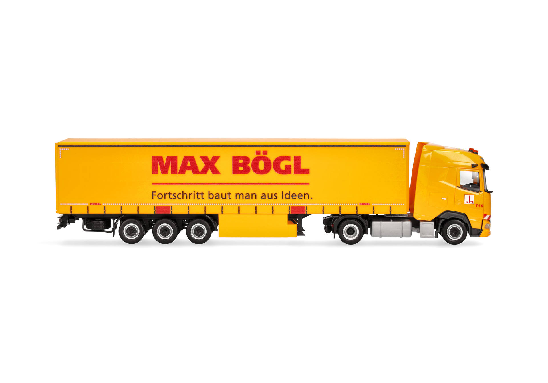 Herpa 320016 | DAF XG Gardinenplanen-Sattelzug "Max Bögl" | 1:87