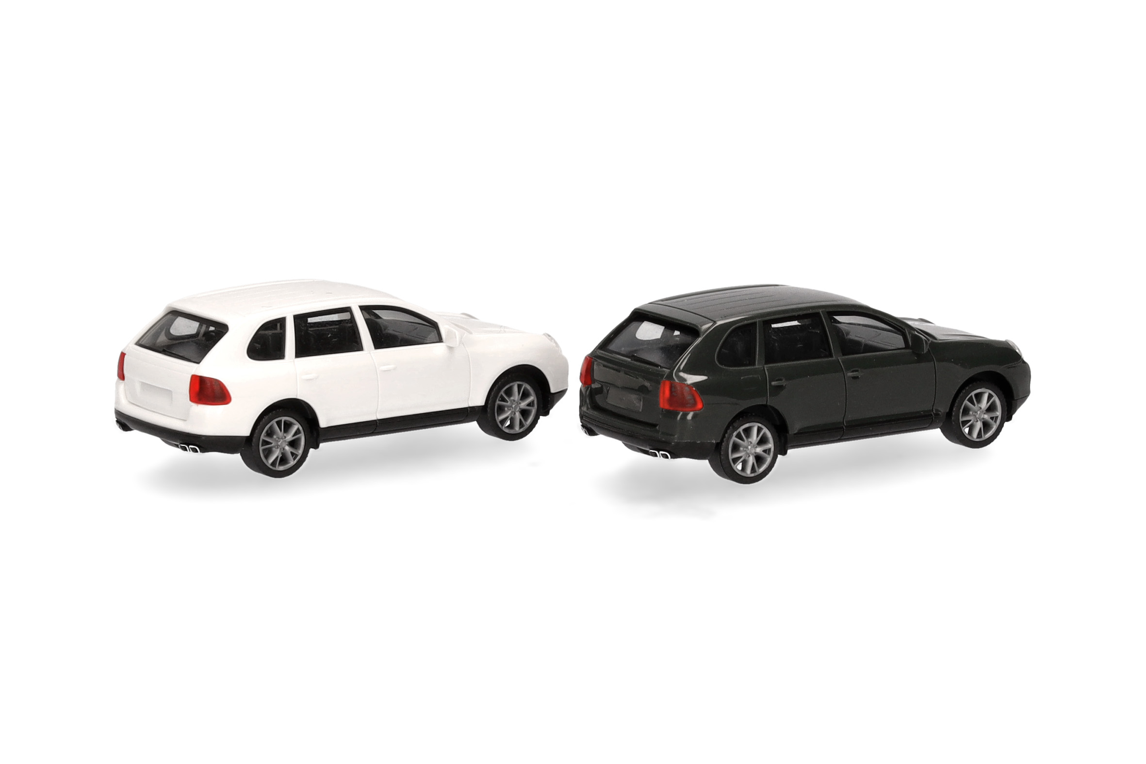 Herpa MiniKit 012836-002 | Porsche Cayenne Turbo | british racing green/sandweiß | 1:87