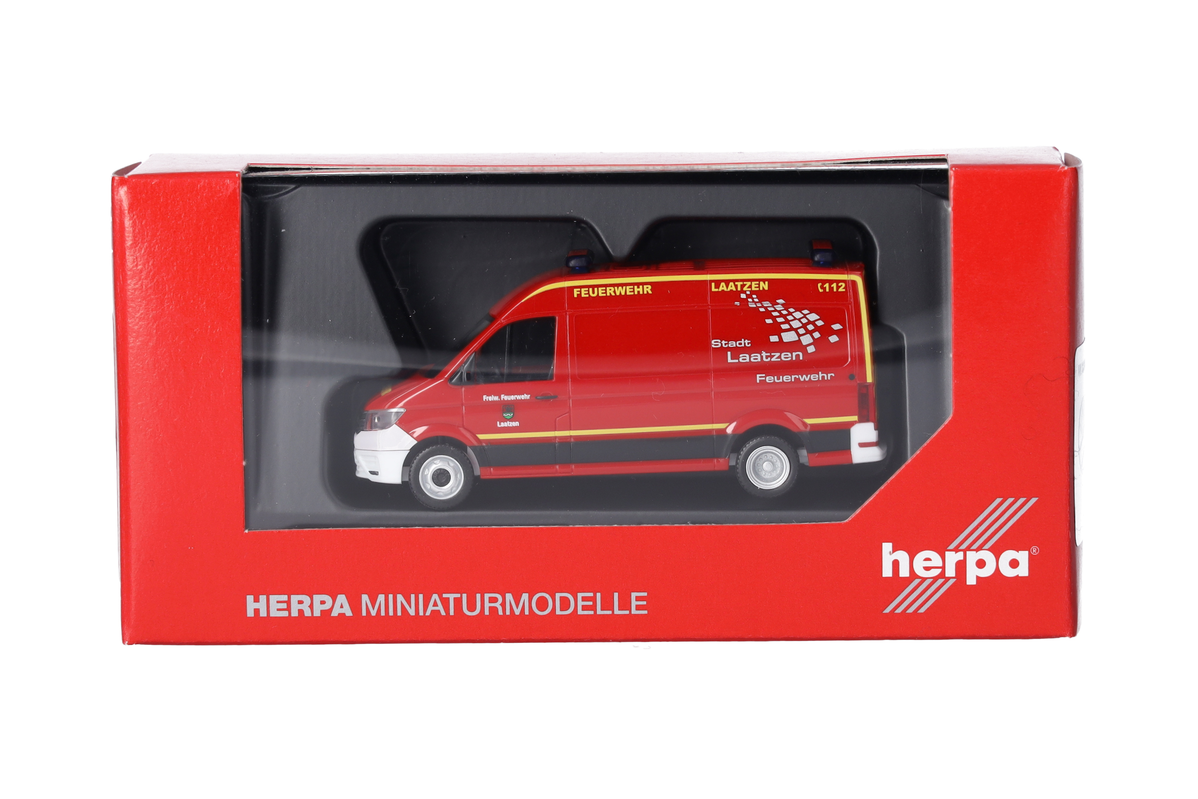 Herpa 098236 | Volkswagen (VW) Crafter Kasten Hochdach | FW Laatzen | 1:87