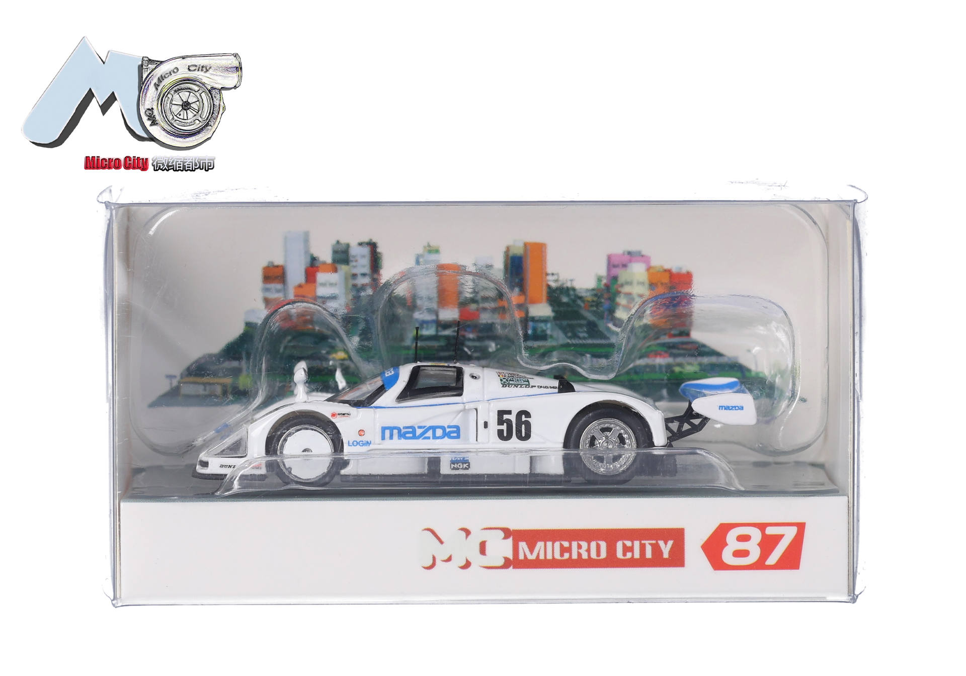 Herpa MicroCity 87MC000095 | Mazda 787B "56" | weiß | 1:87