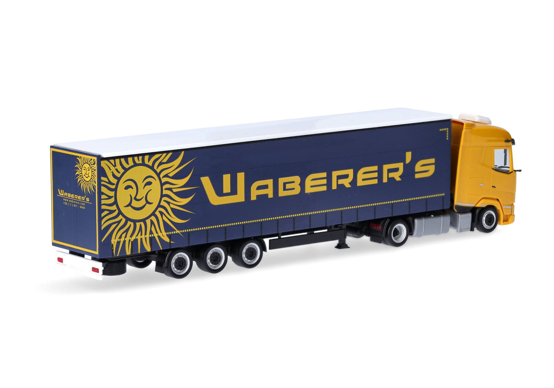 Herpa 317672 | DAF XG Lowliner-Sattelzug | Waberer's | 1:87
