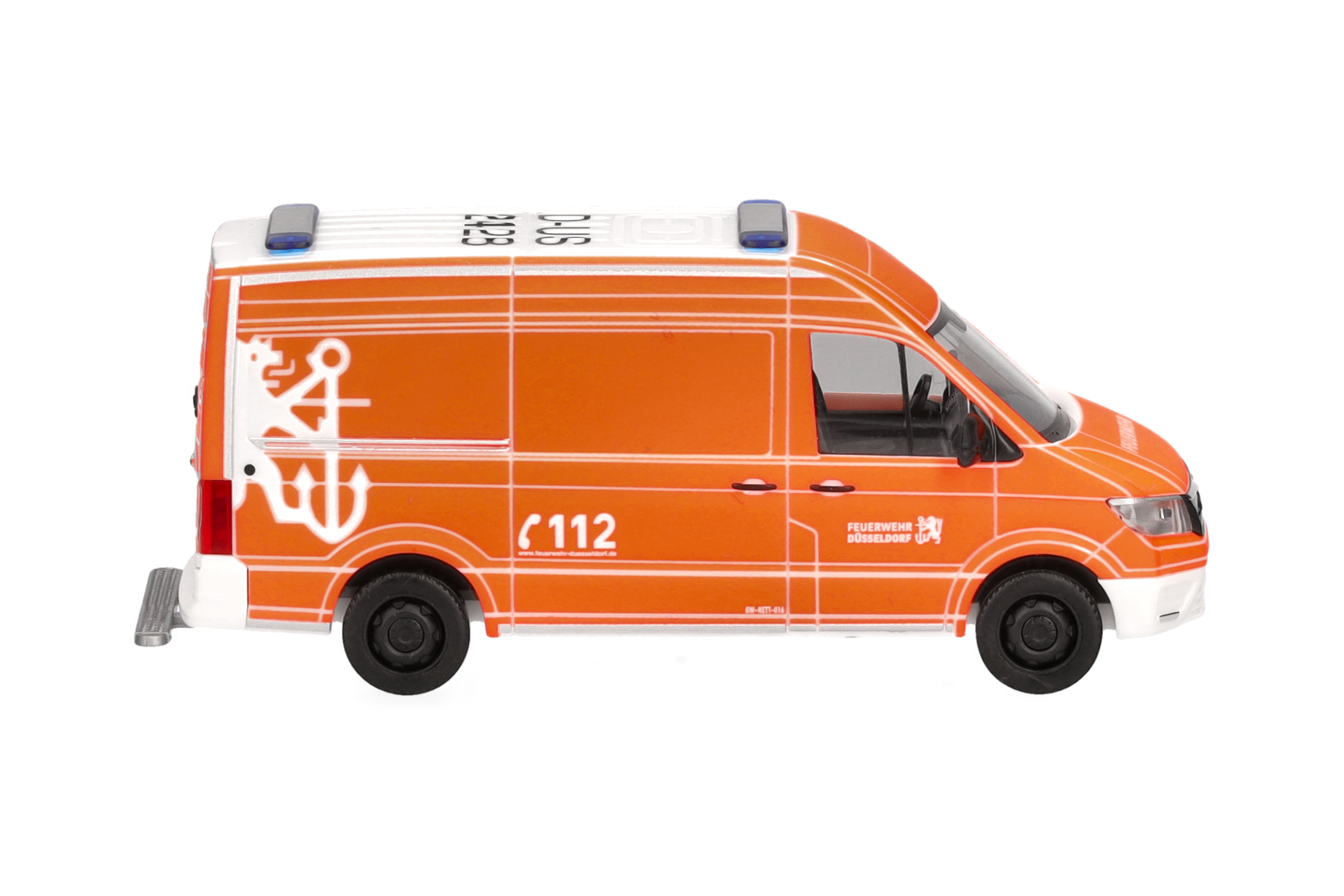 Herpa 098298 | MAN TGE Kasten Hochdach | Feuerwehr Düsseldorf | 1:87