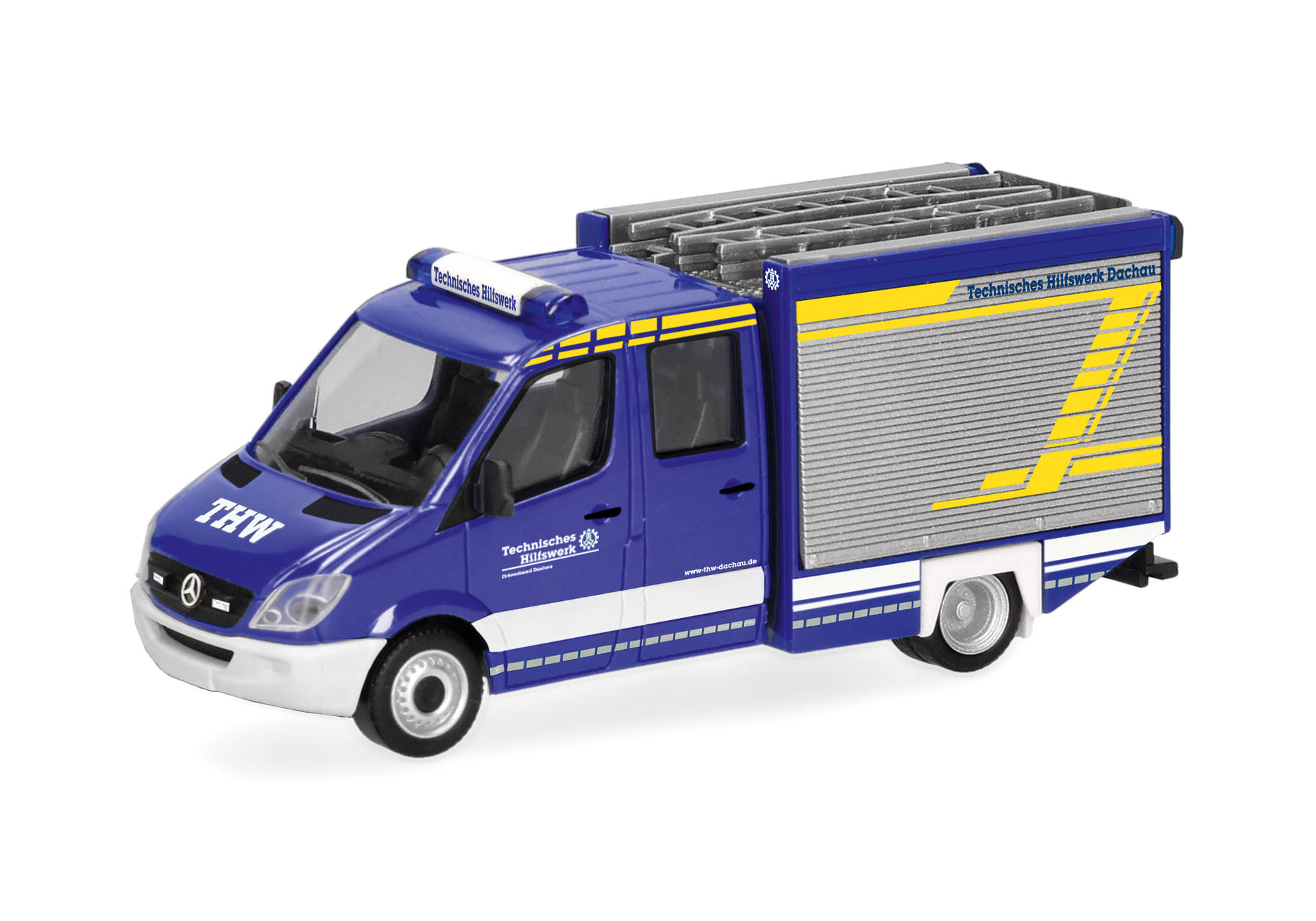 Herpa 099943 | Mercedes-Benz Sprinter 06 | THV Gerätewagen | THW Dachau | 1:87