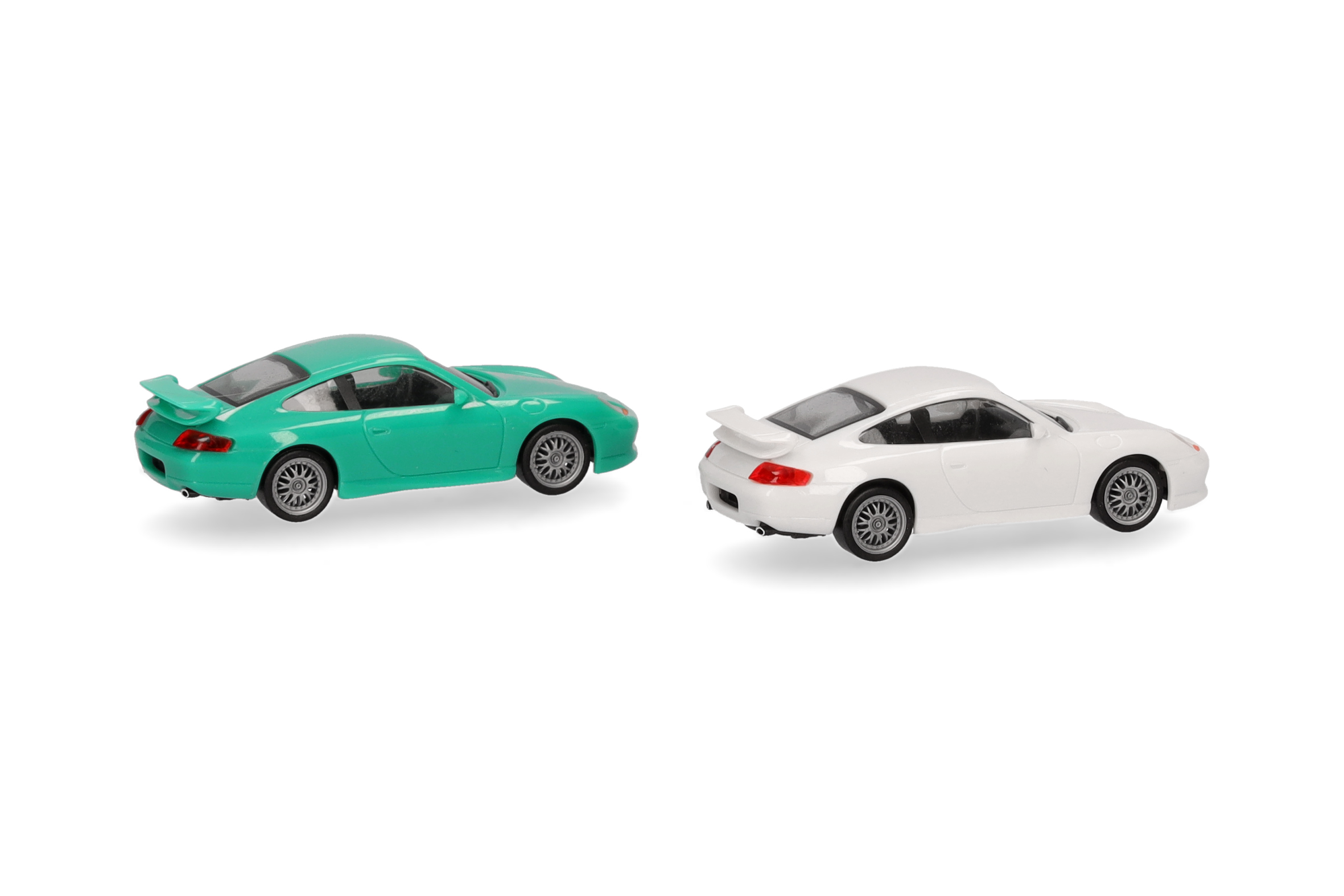 Herpa MiniKit 014083 |  Porsche 911 GT3 (996) Grandprix | Weiß und hellgrün | 1:87