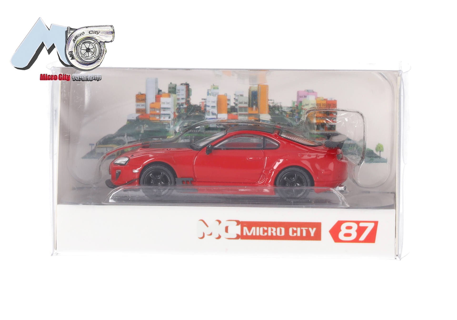 Herpa MicroCity 87MC000016 | Toyota Supra | rot  | 1:87