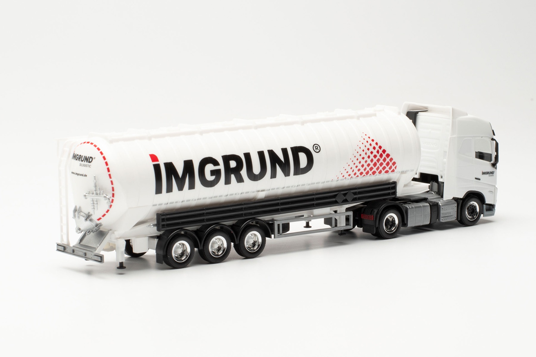 Herpa 314961 - Volvo FH Gl. ADR Saugsilo-Sattelzug „Imgrund“ (NRW/Wesel). 1:87