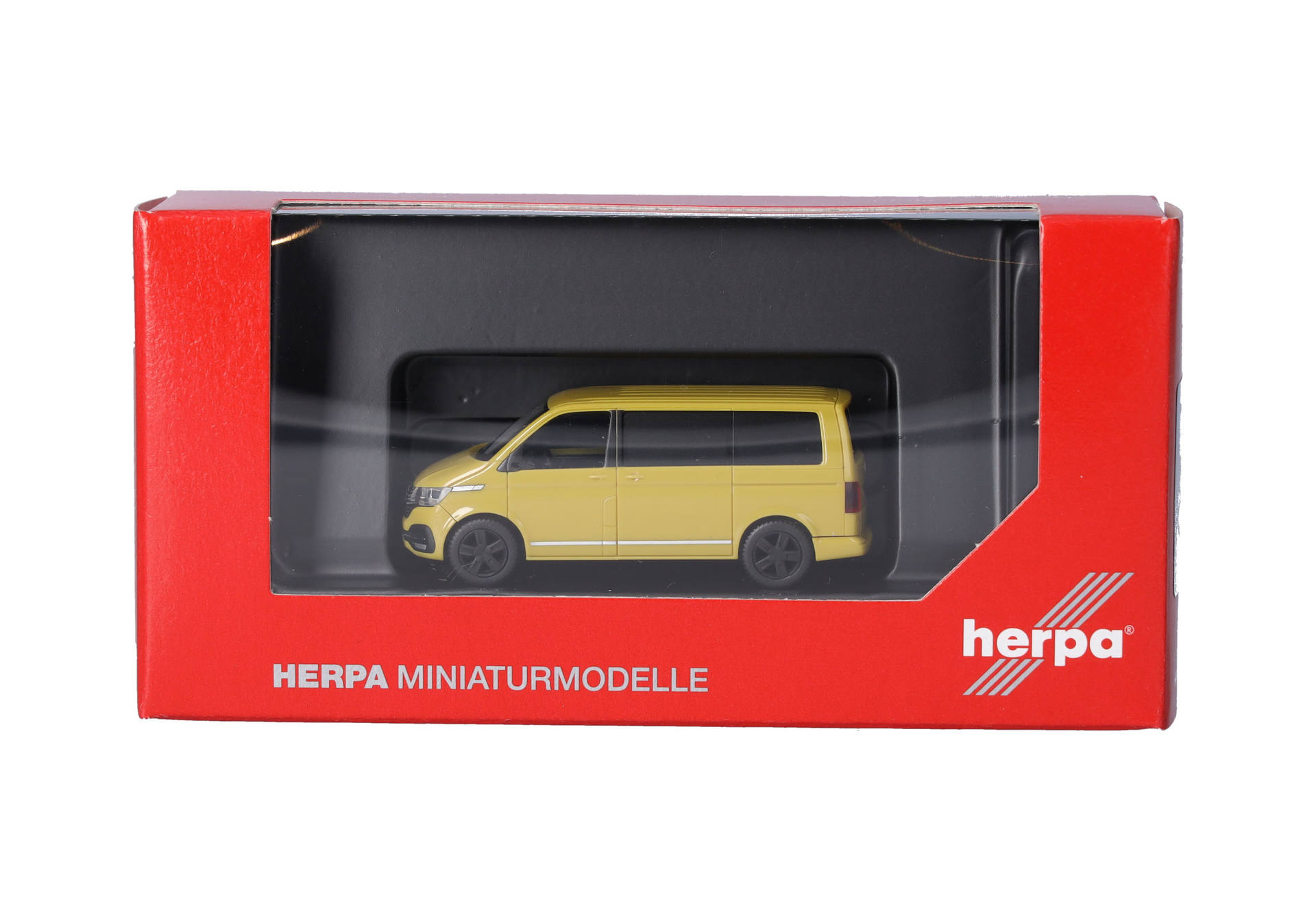 Herpa 096782-003 | Volkswagen (VW) T6.1 Caravelle | Grape Yellow | 1:87
