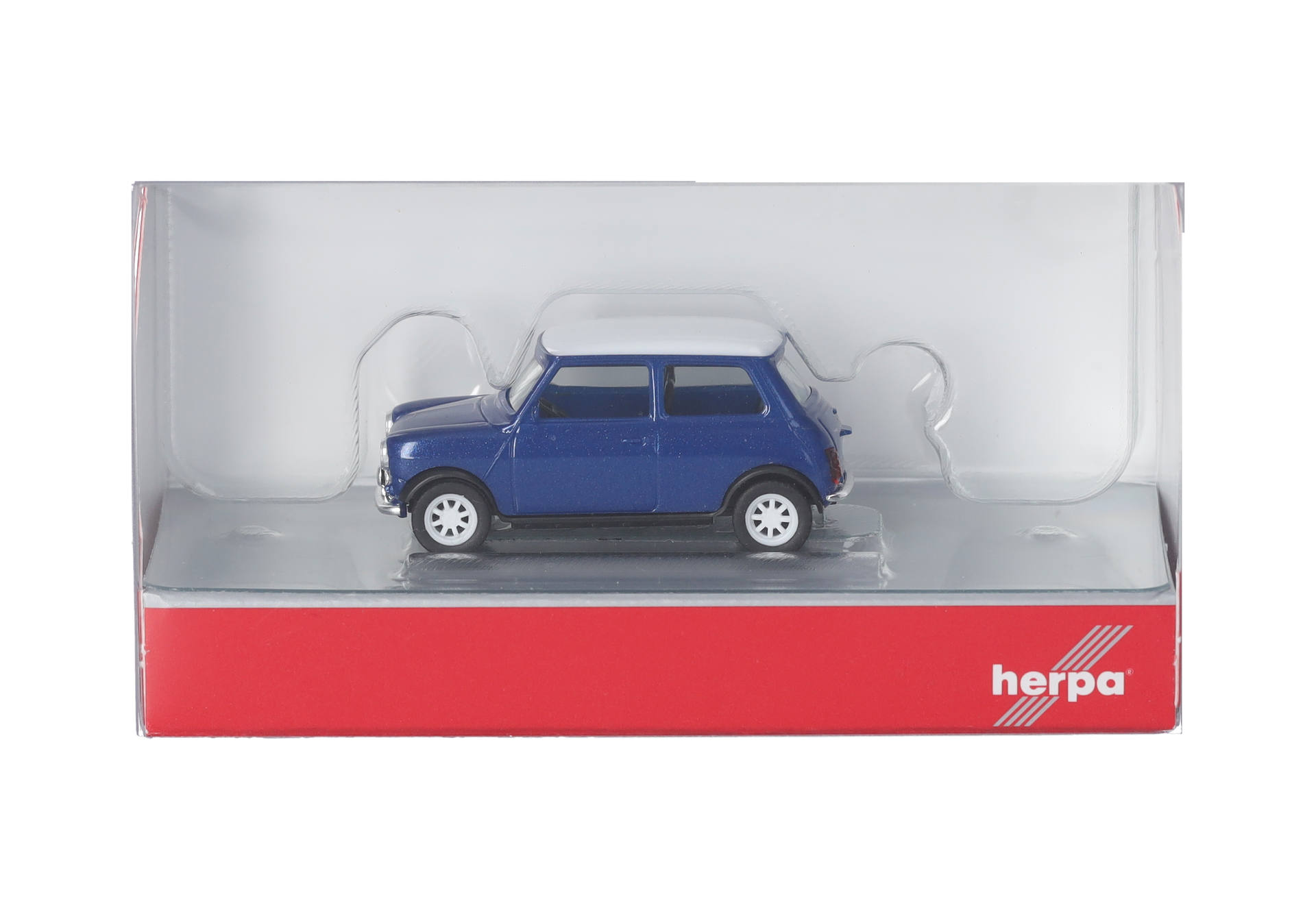 Herpa 431149-002 |  Mini Cooper | Rechtslenker | thaiti blau | 1:87