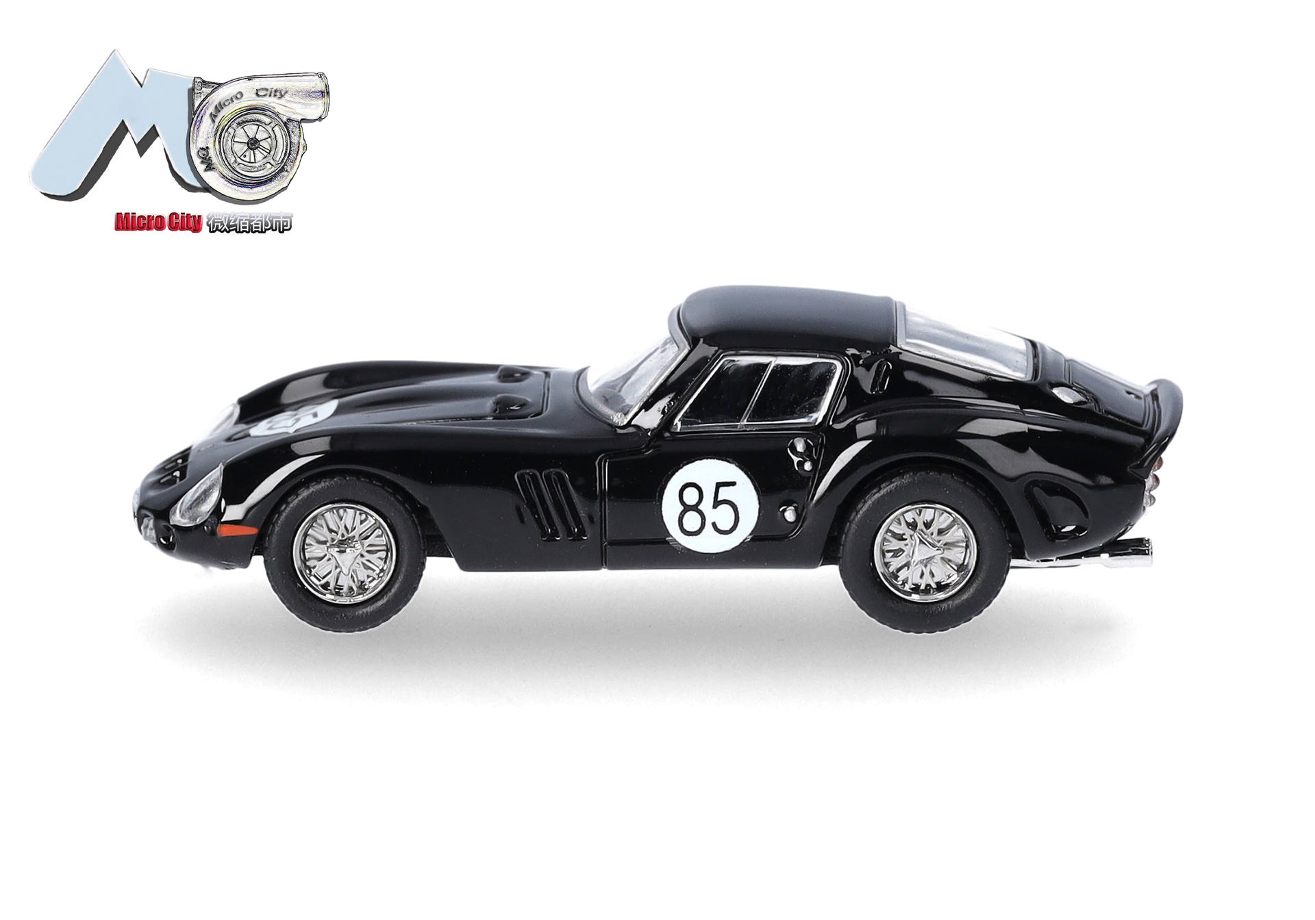 Herpa MicroCity 87MC000061 | Ferrari 250 GTO "85" | schwarz| 1:87