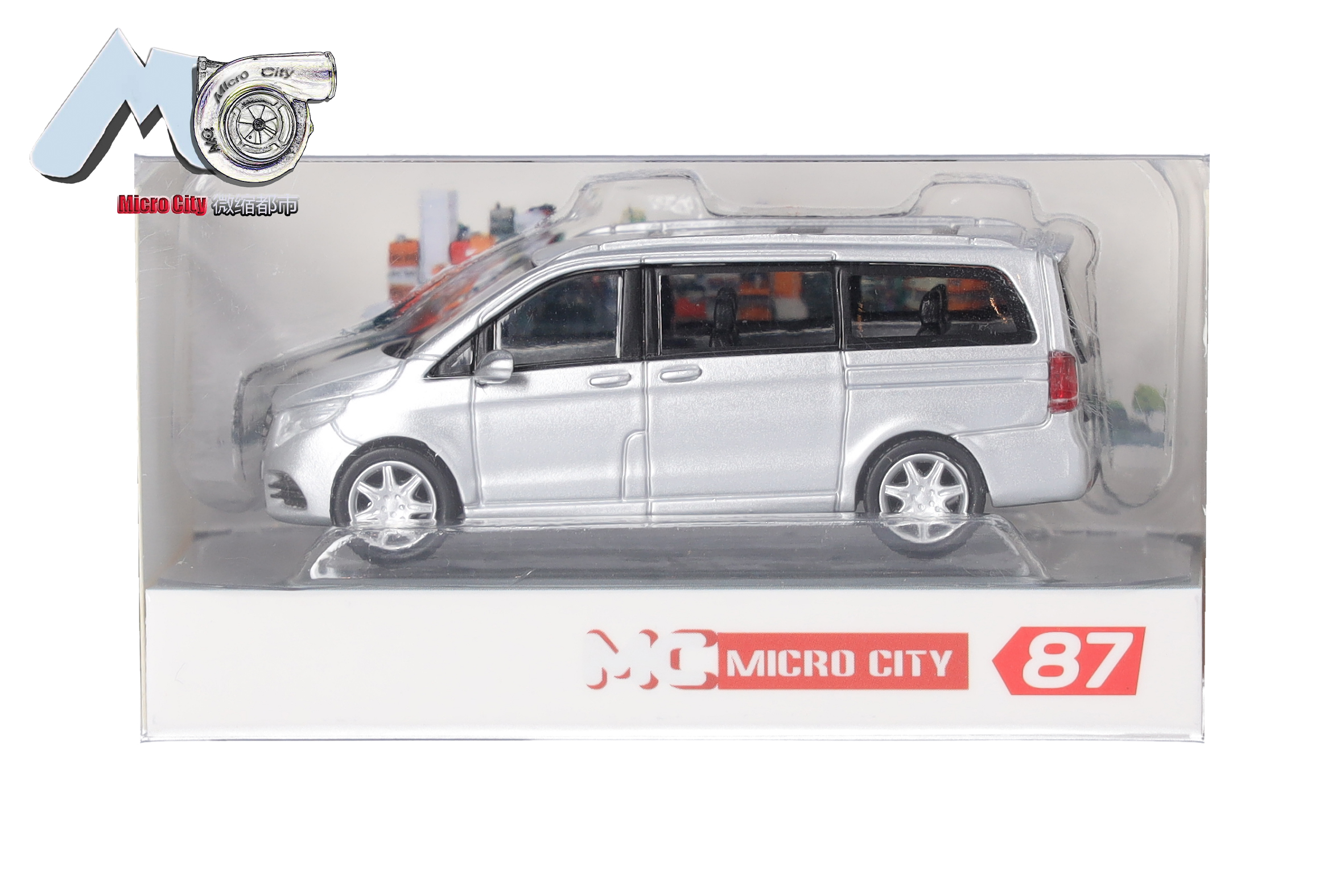 Herpa MicroCity 87MC000076 | Mercedes-Benz V-Klasse | silber | 1:87