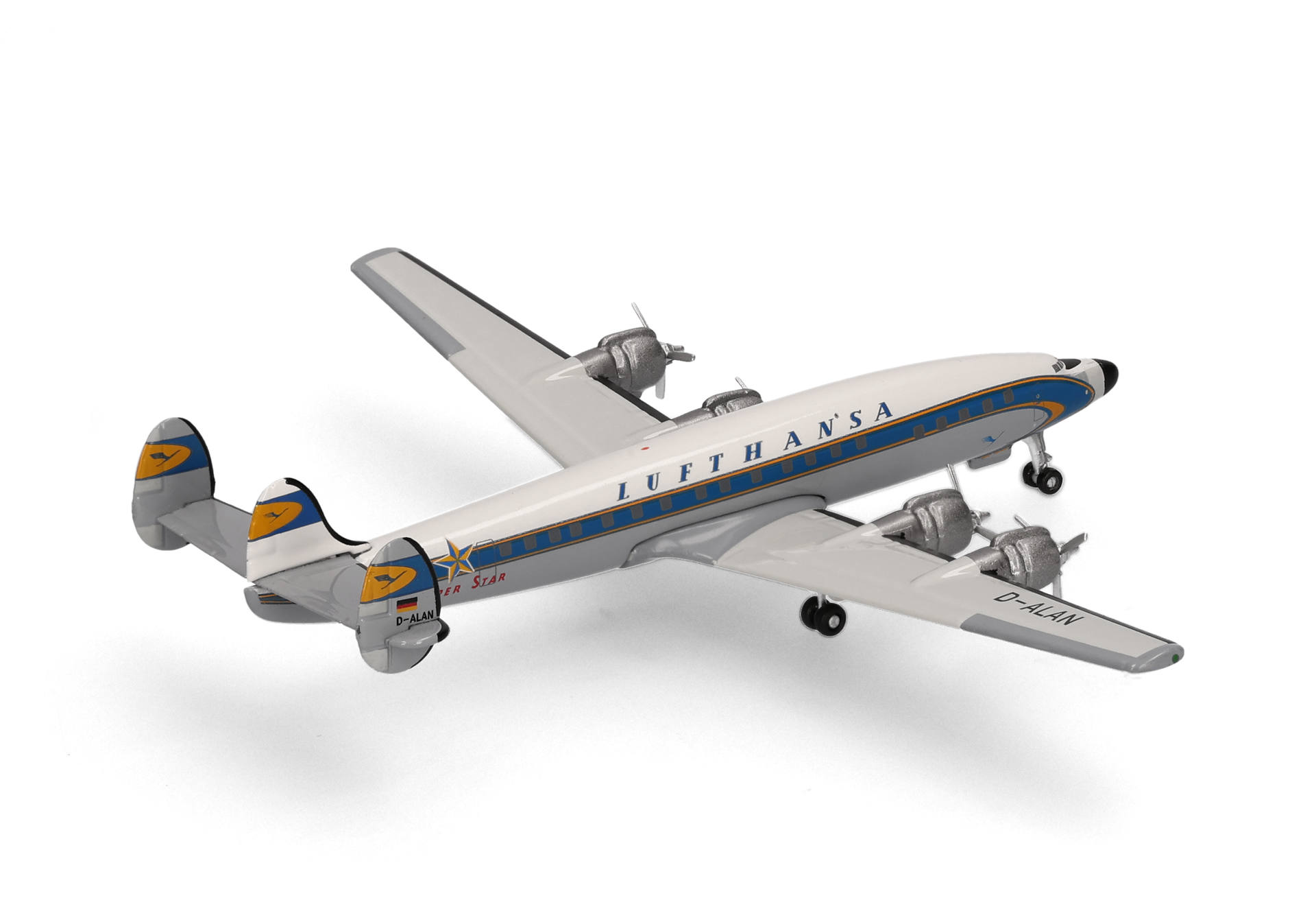 Herpa Wings 539357 | Lufthansa | Lockheed L-1649A Super Star | D-ALAN | 1:500