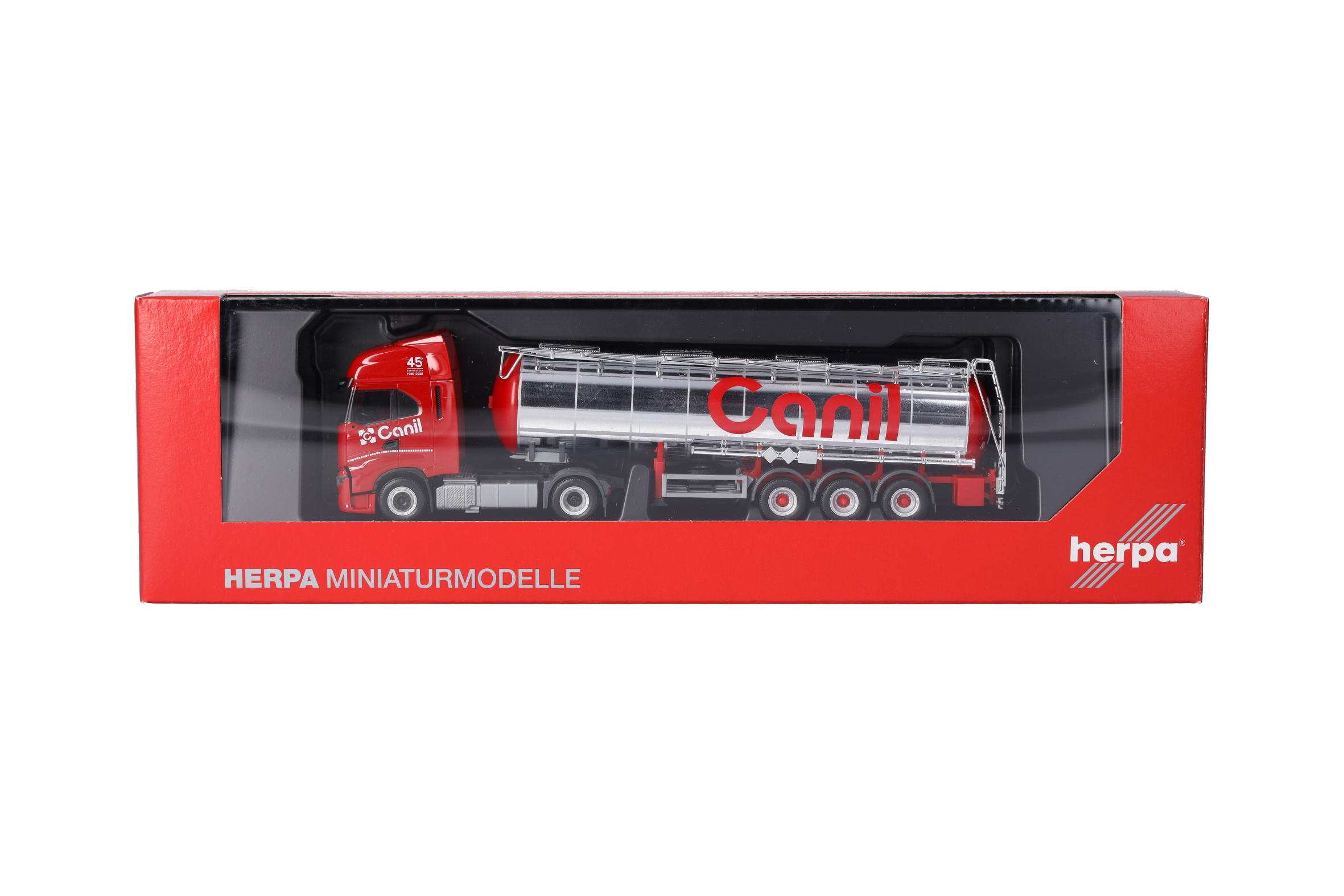 Herpa 319041 | Iveco S-Way Chemietank-Sattelzug | Canil | 1:87