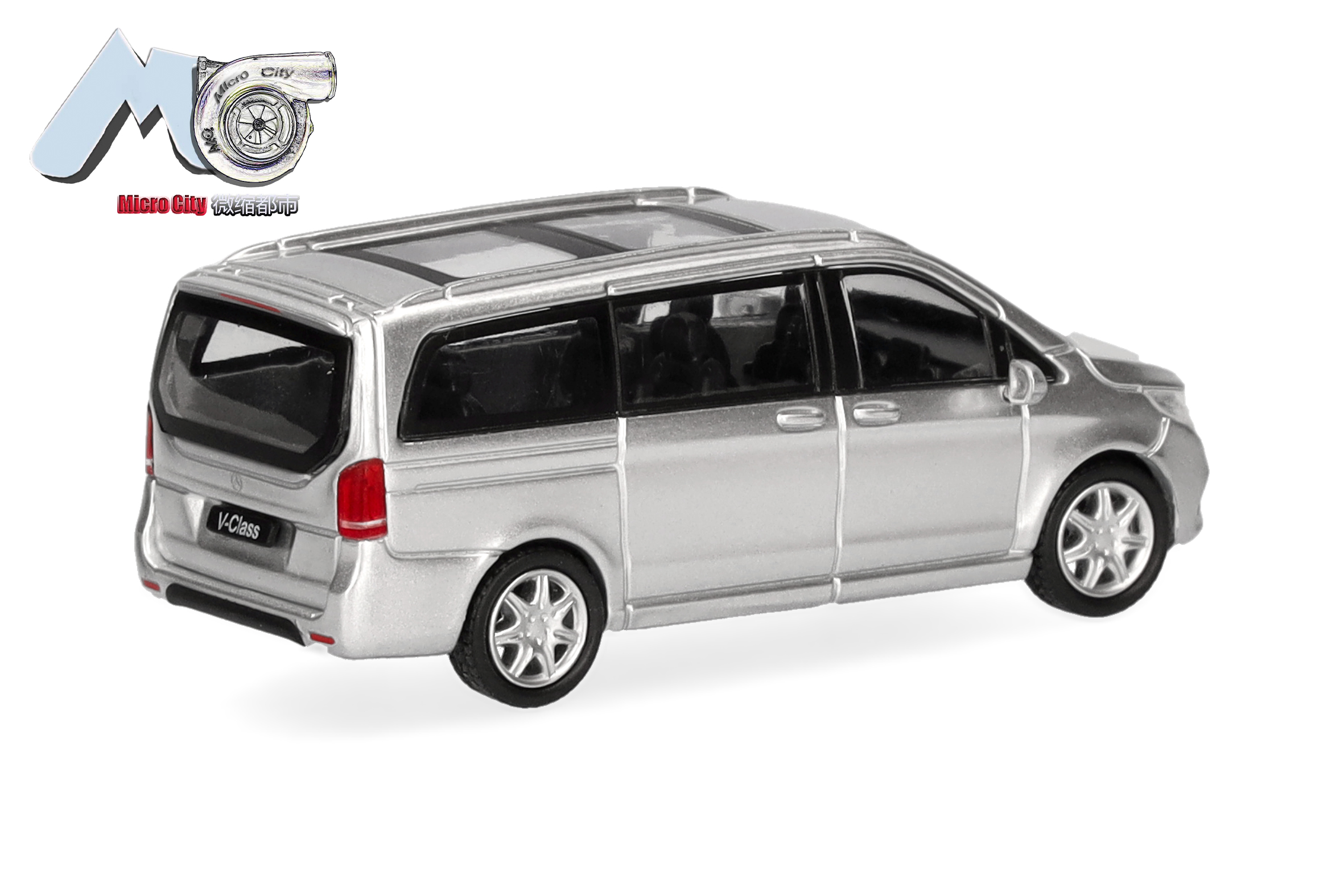 Herpa MicroCity 87MC000076 | Mercedes-Benz V-Klasse | silber | 1:87