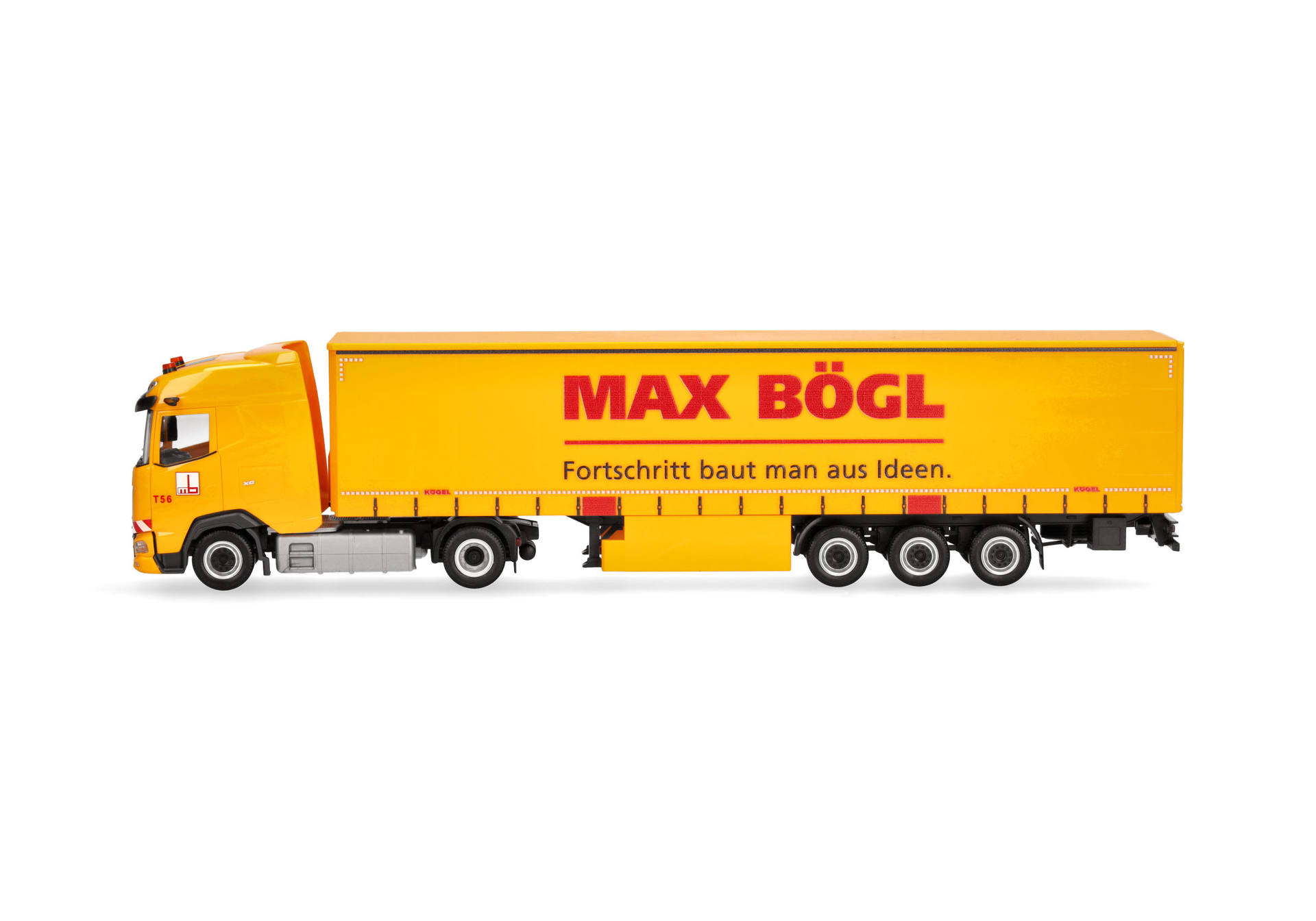 Herpa 320016 | DAF XG Gardinenplanen-Sattelzug "Max Bögl" | 1:87