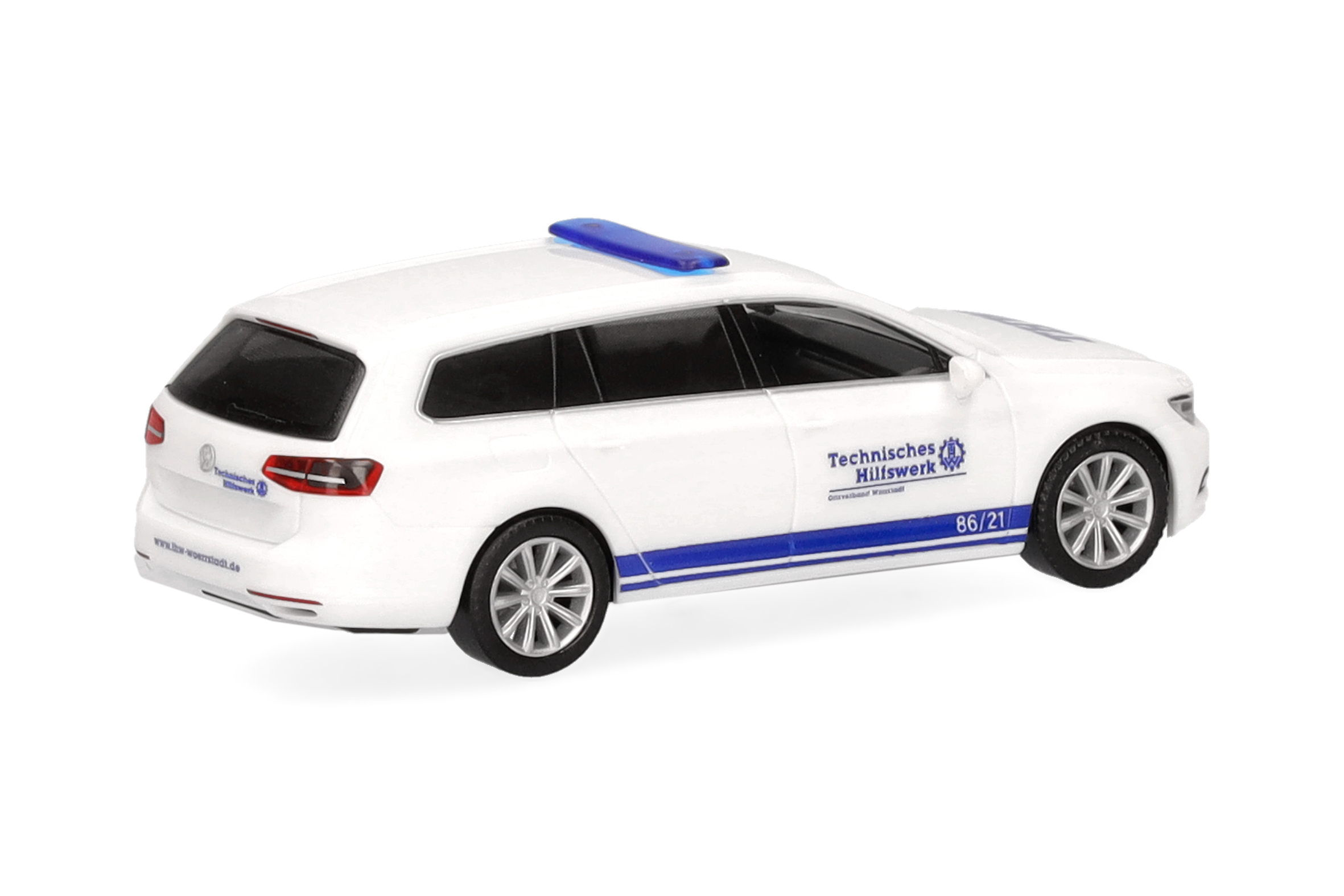 Herpa 098595 | Volkswagen (VW) Passat Variant | THW Wörrstadt | 1:87