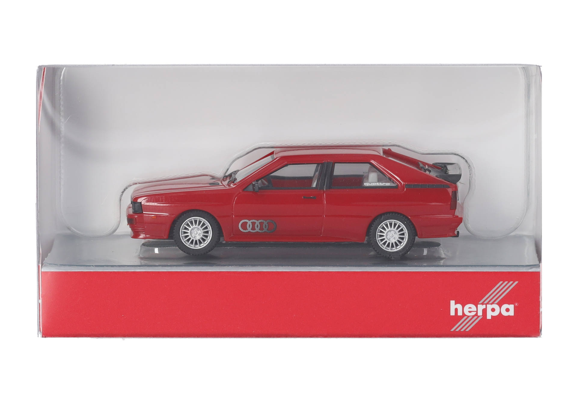 Herpa 023337 | Audi Ur-Quattro | Tornadorot | 1:87