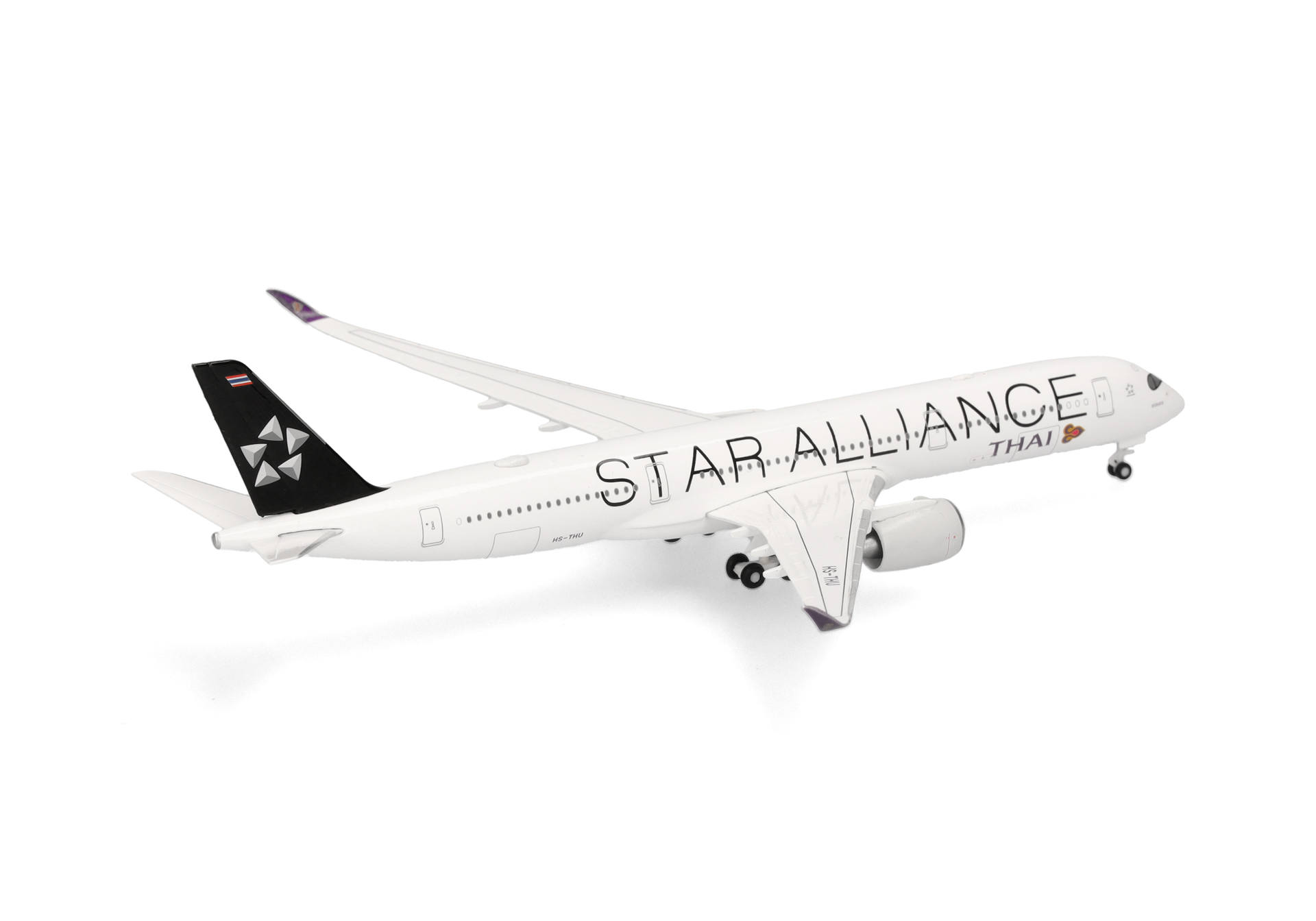 Herpa Wings 538978 | Thai Airways | Airbus A350-900 | Star Alliance - HS-THU | 1:500