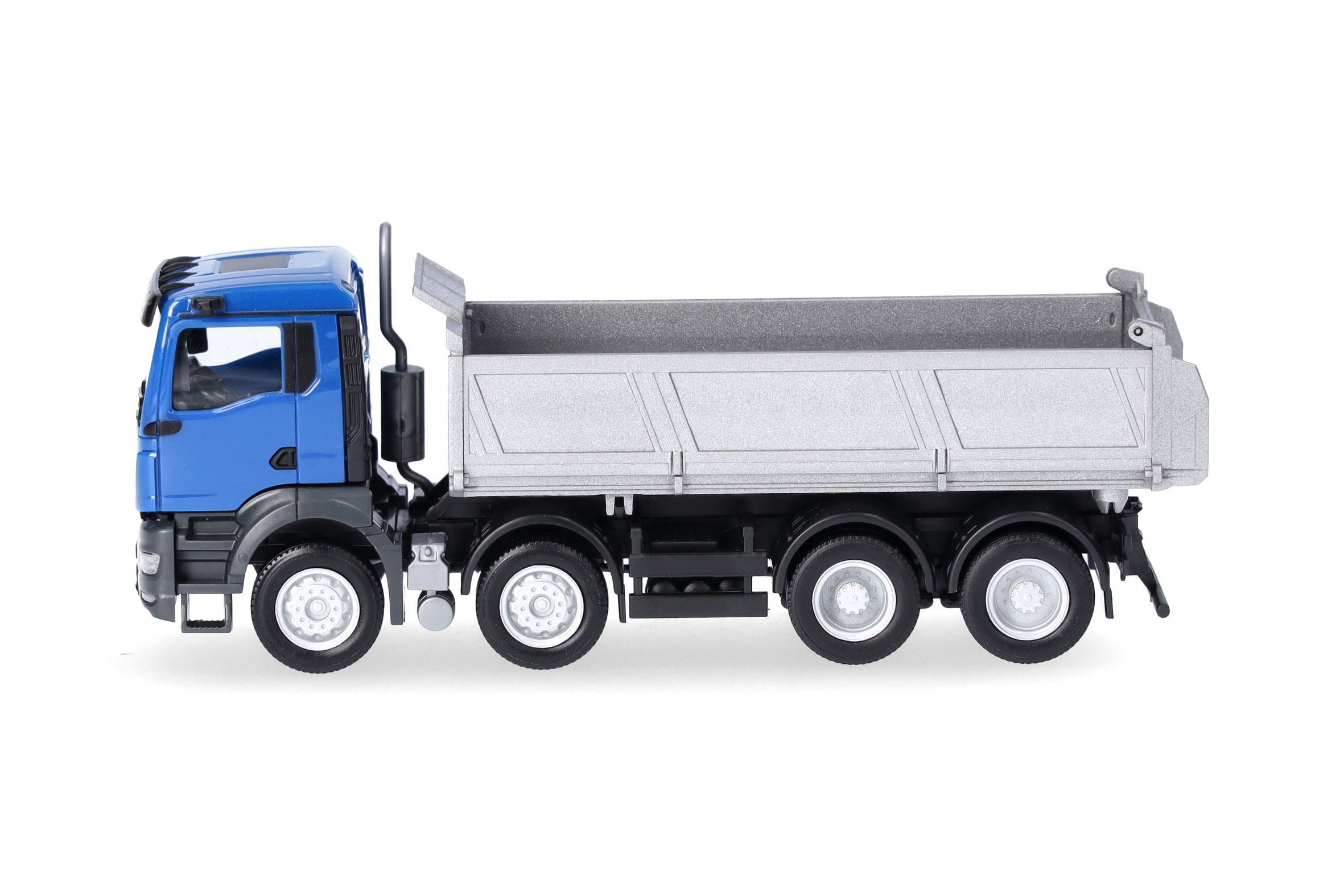 Herpa 319140 | MAN TGS NN | Baukipper 4-achs | blau/silber | 1:87