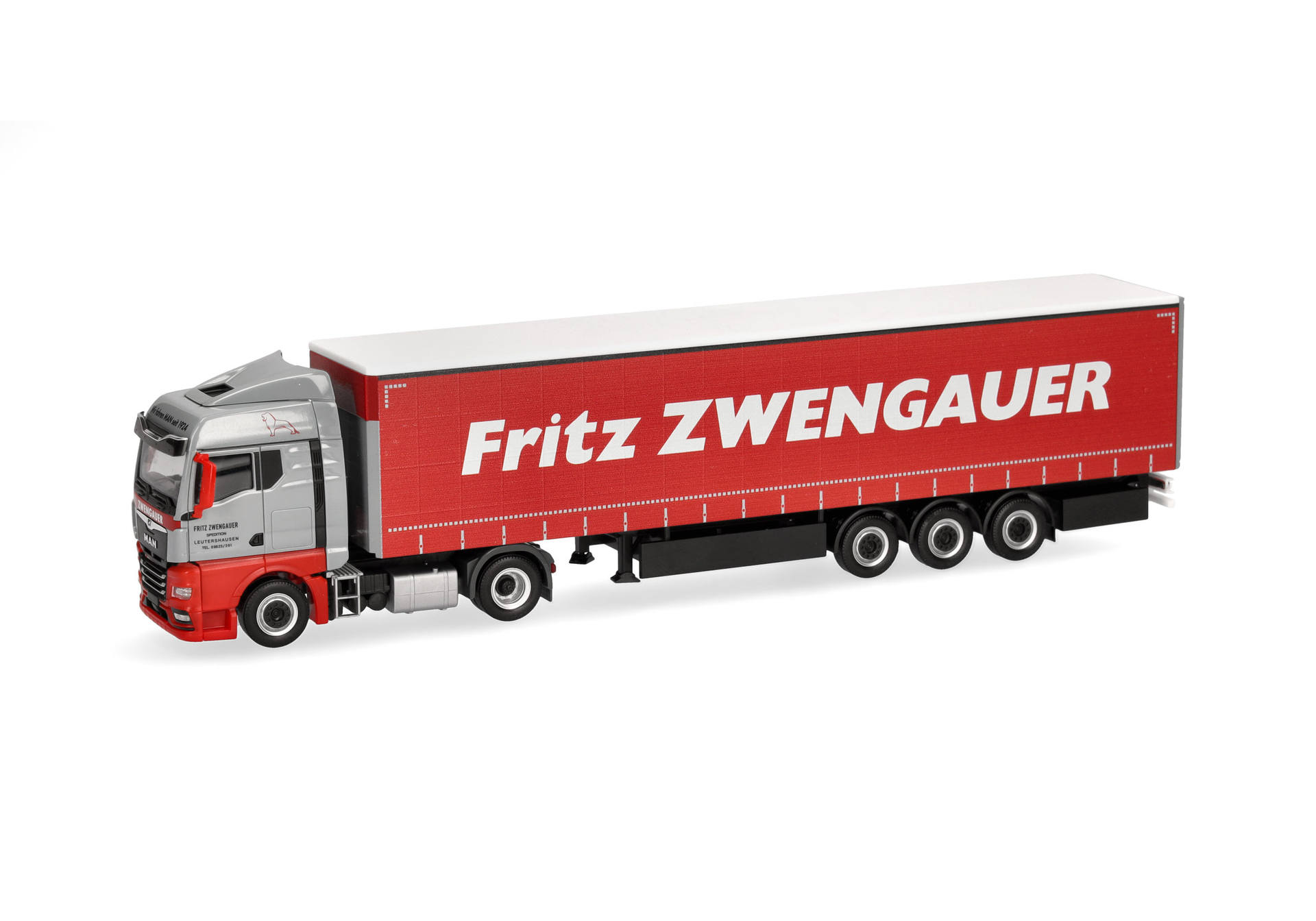 Herpa 319911 | MAN TGX GM Gardinenplanen-Sattelzug | Zwengauer | 1:87