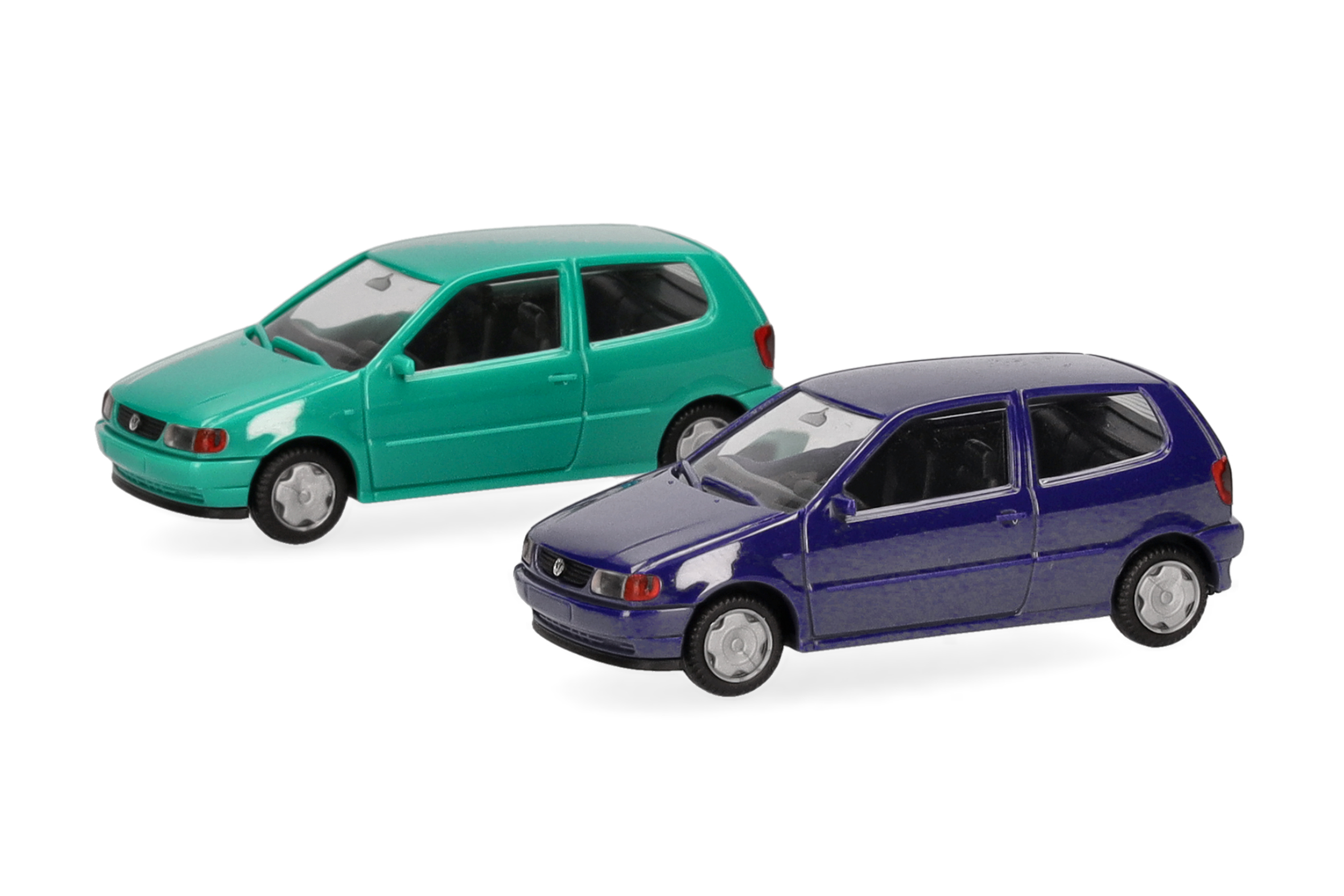 Herpa MiniKit 012140-007 | 2er-Set | VW Polo 2-Türig | Pistazie/Chagallblau | 1:87