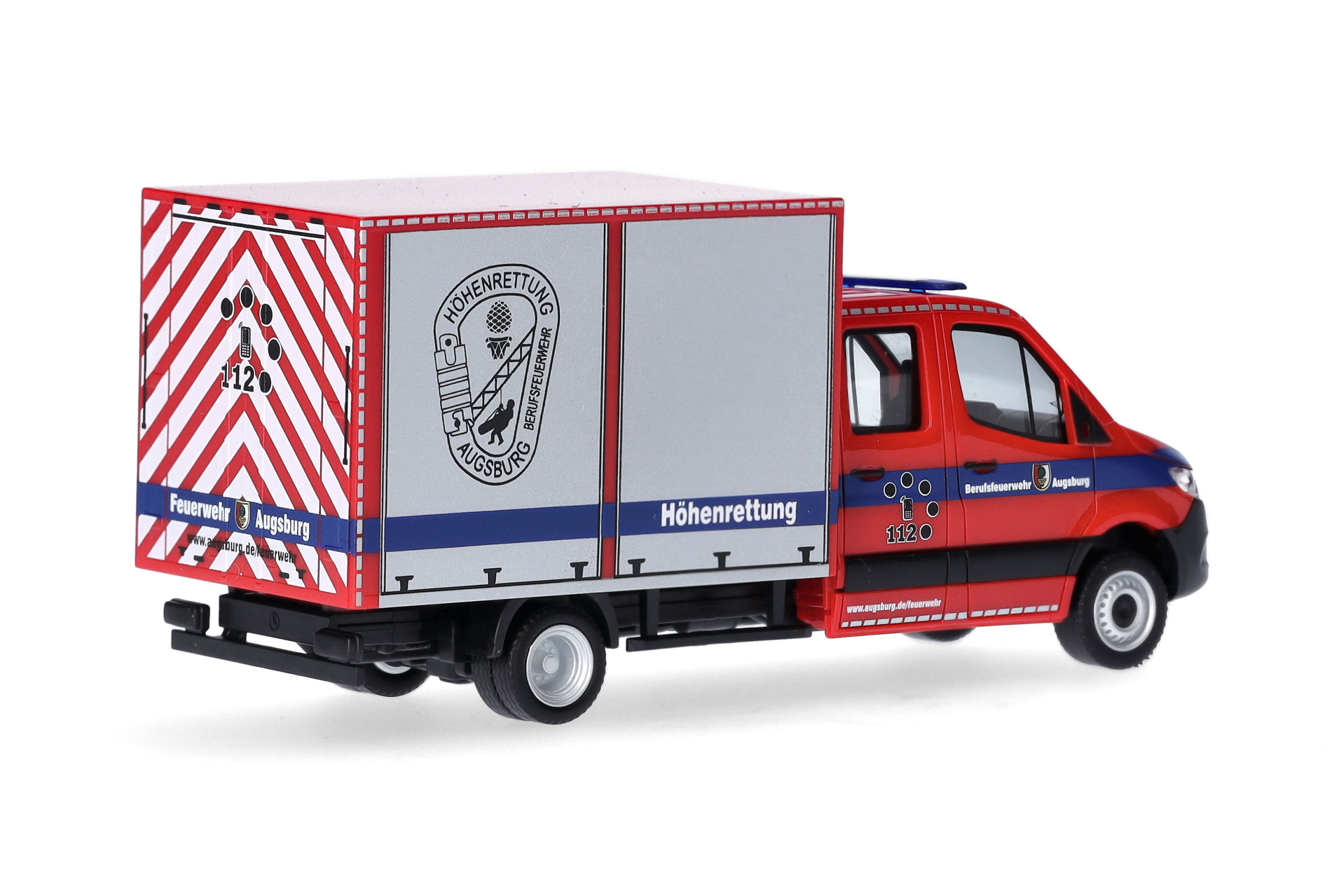 Herpa 097017 | Mercedes-Benz Sprinter '18 Kasten | Feuerwehr Augsburg | 1:87