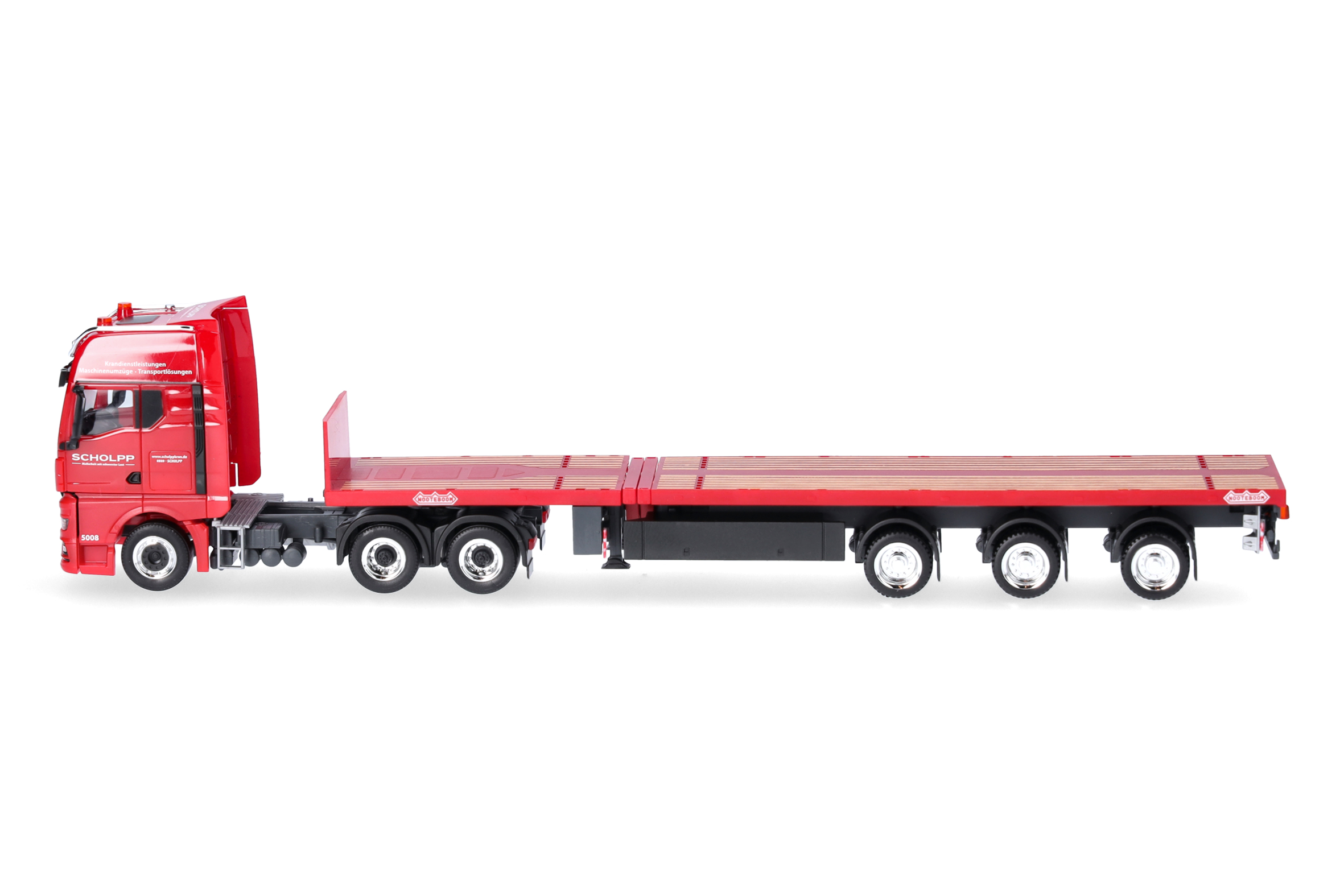 Herpa 319508 | MAN TGX GX | Teletrailer-Sattelzug | Scholpp | 1:87