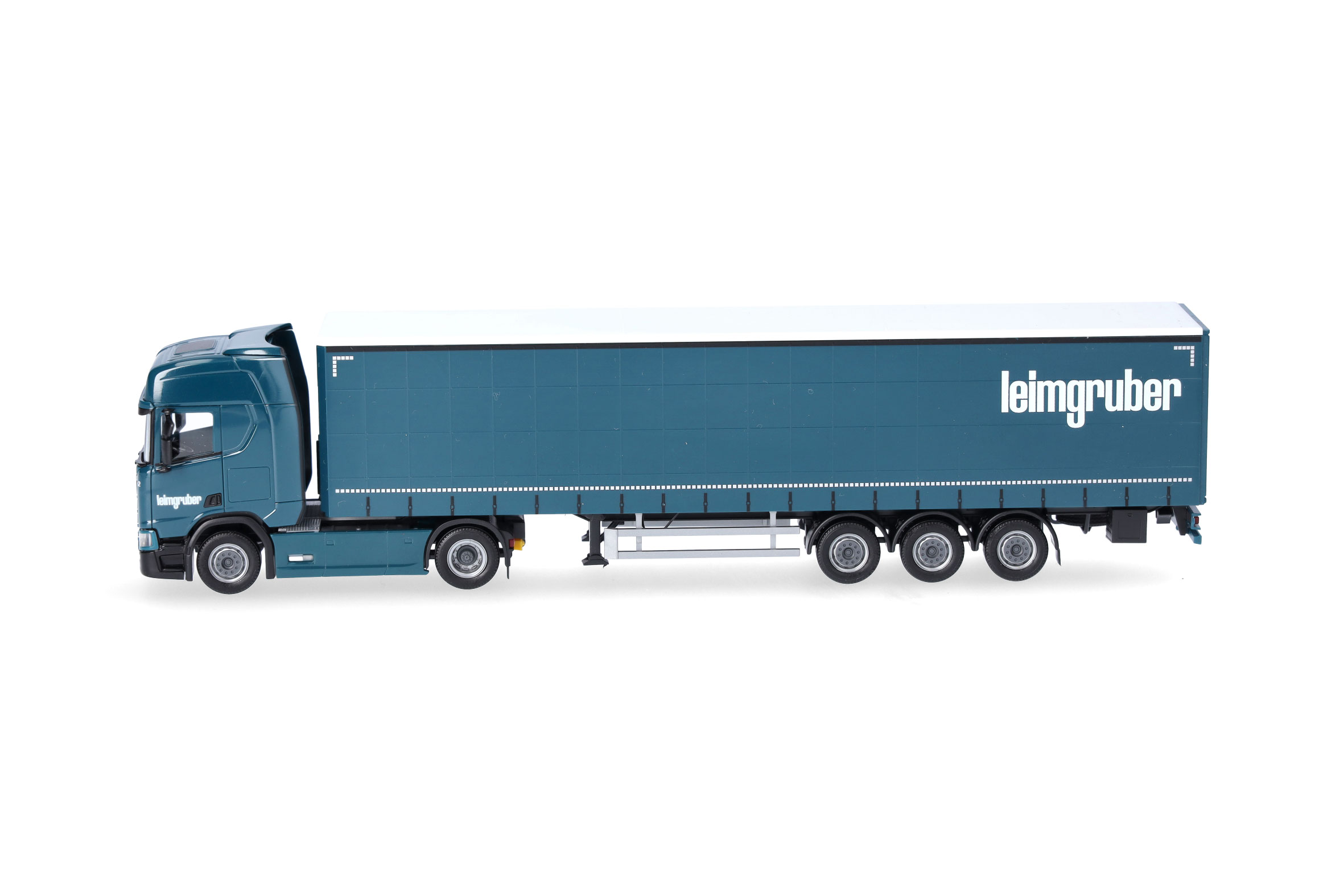 Herpa 958752 | Scania CR20 HD | Gardinenplanen-Sattelzug | Leimgruber | 1:87