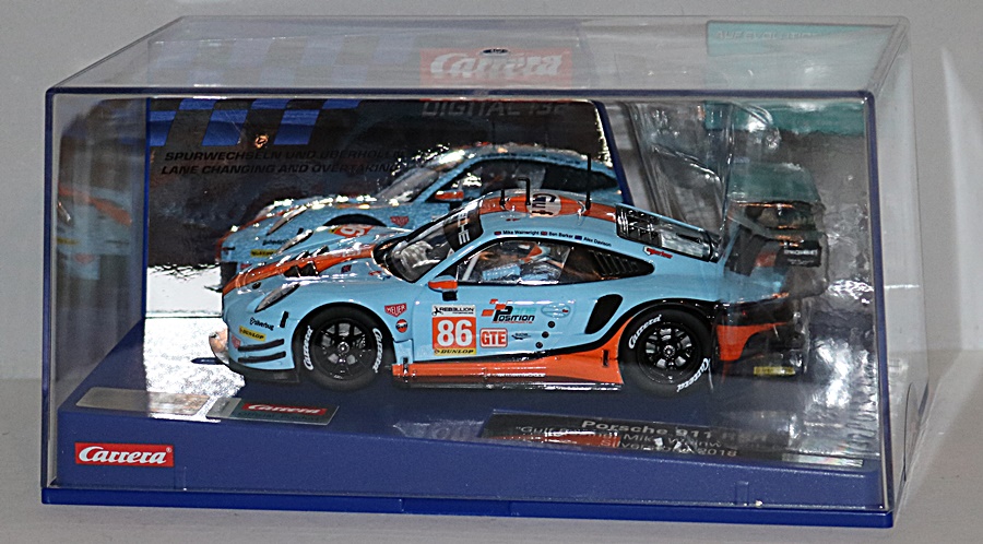 32019 Carrera Dig. 132 | Porsche 911 RSR | Gulf Racing No.86 | Silverstone 2018 | 1:32