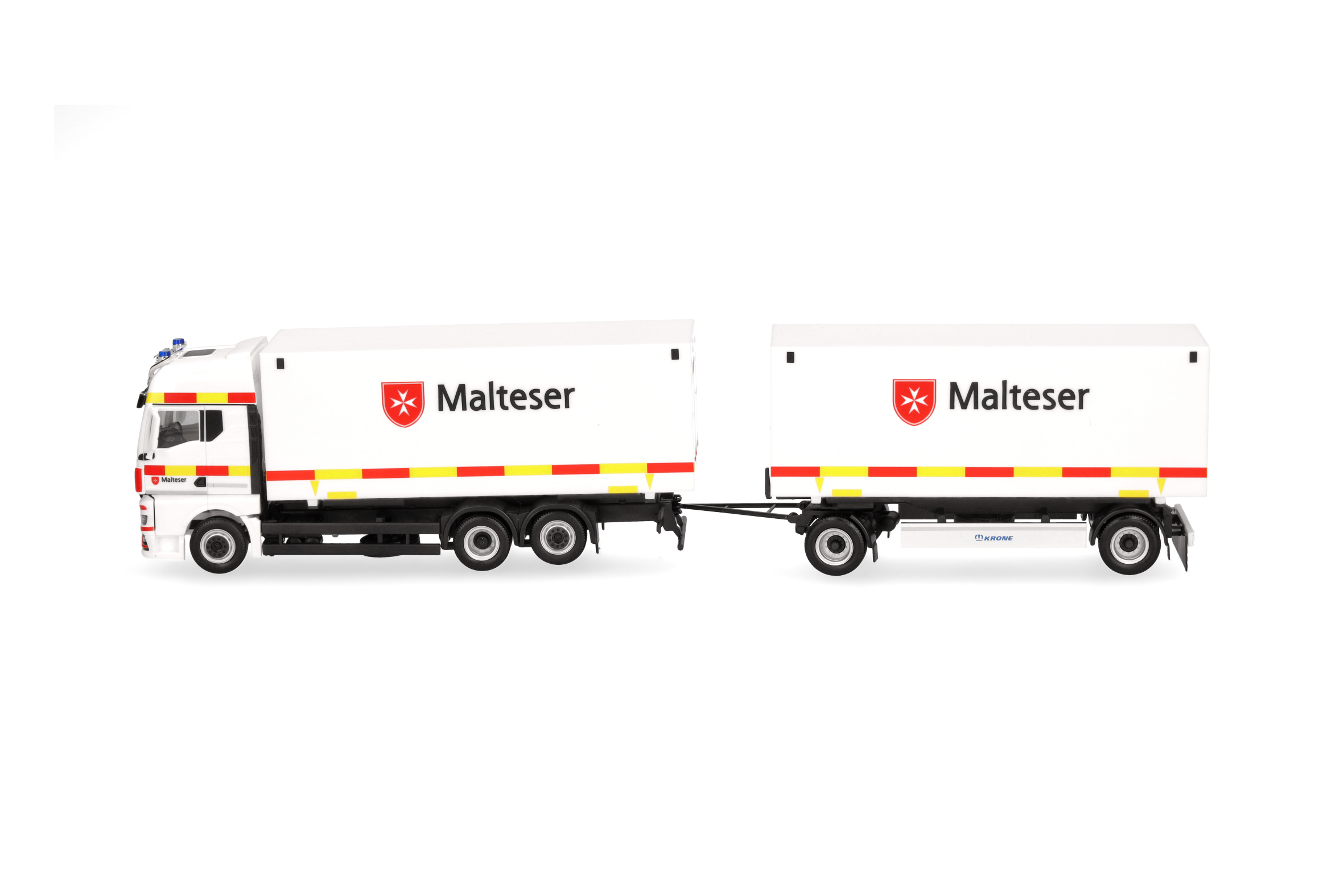 Herpa  318945 | MAN TGX GX | Wechselkoffer-Hängerzug | Malteser/Bad Reichenhall | 1:87