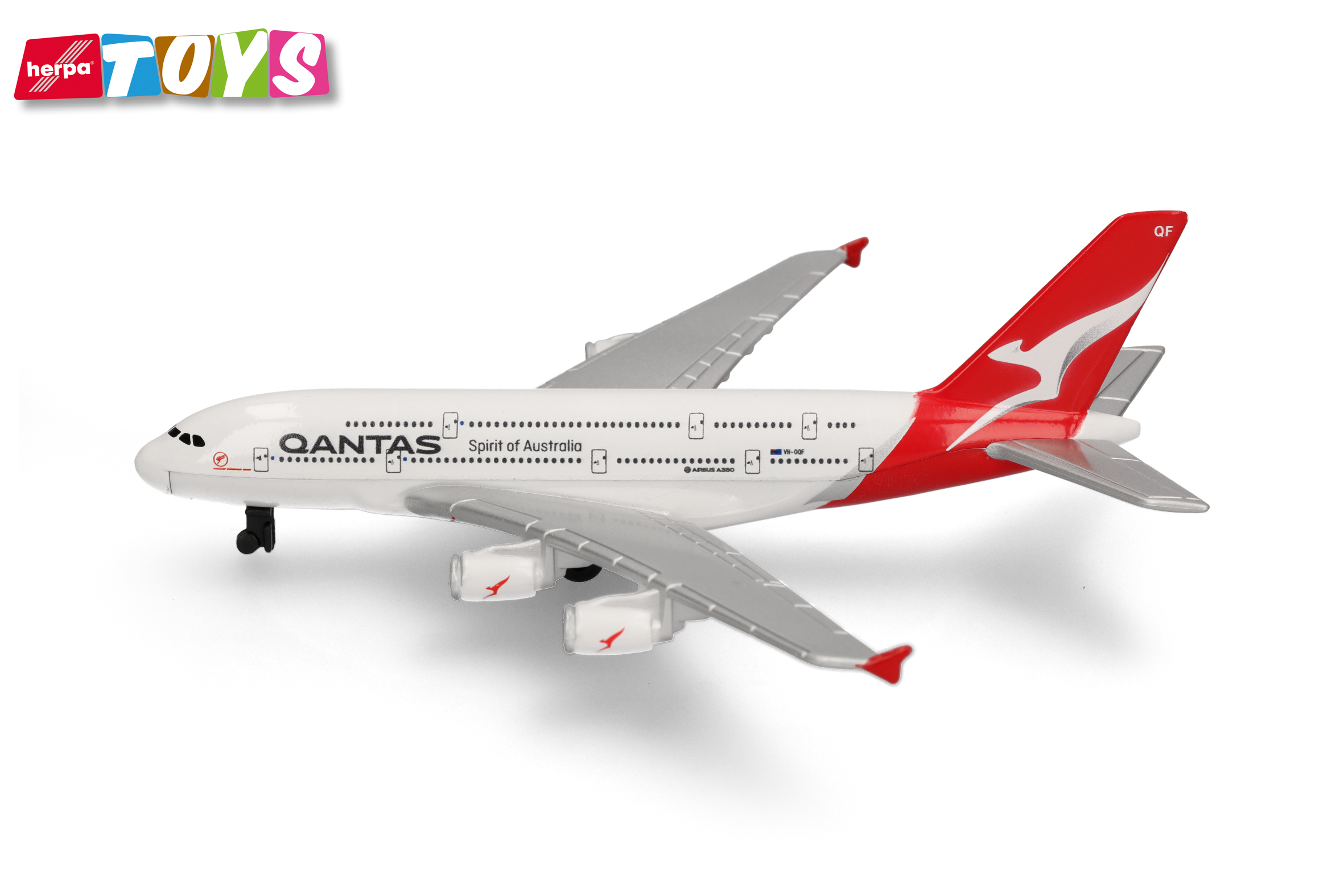 Herpa Toys | 86RT-85381 | Single Airplane Qantas Airbus A380