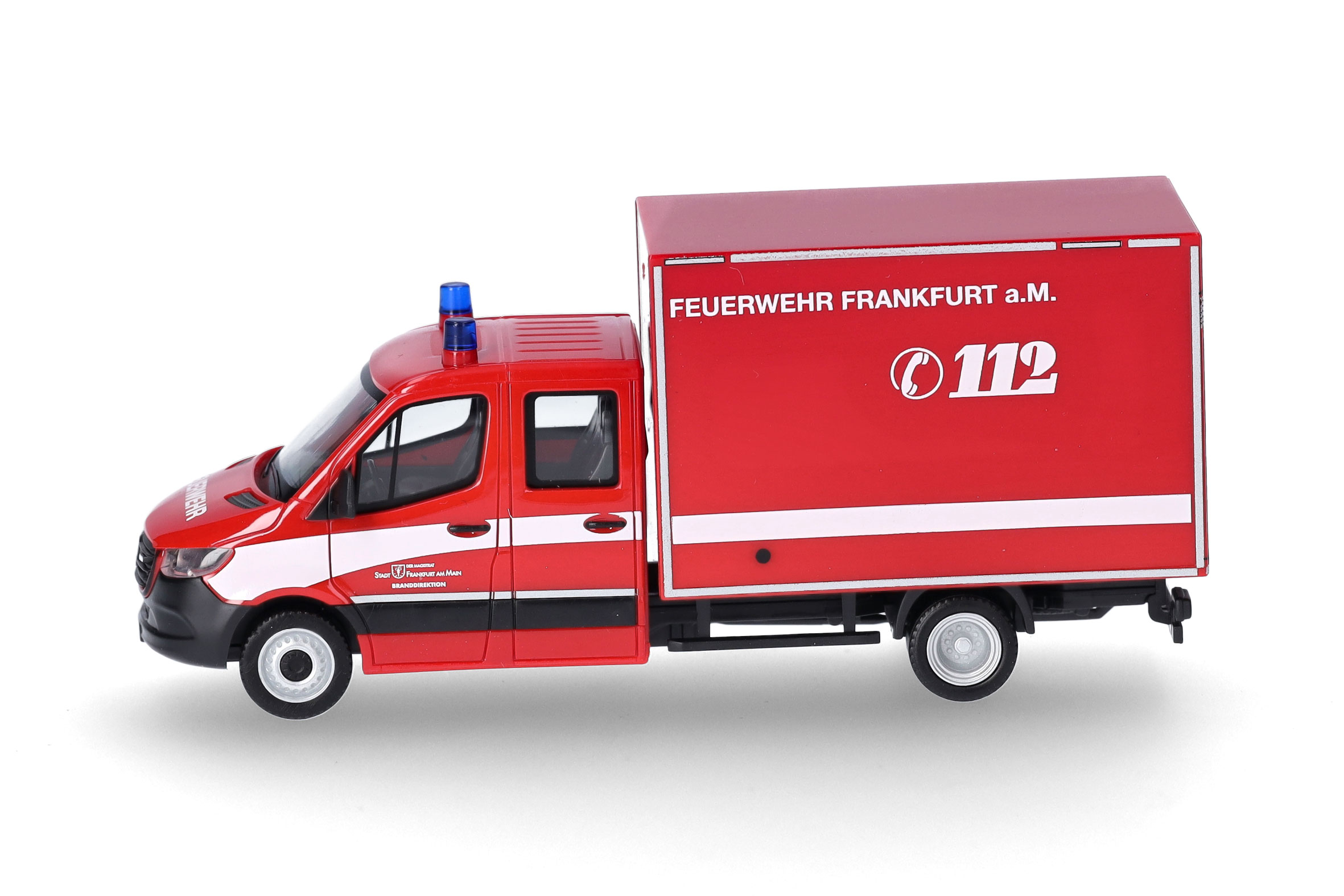 Herpa 097789 | MB Sprinter '18 Doppelkabine Koffer "Feuerwehr Frankfurt am Main | 1:87