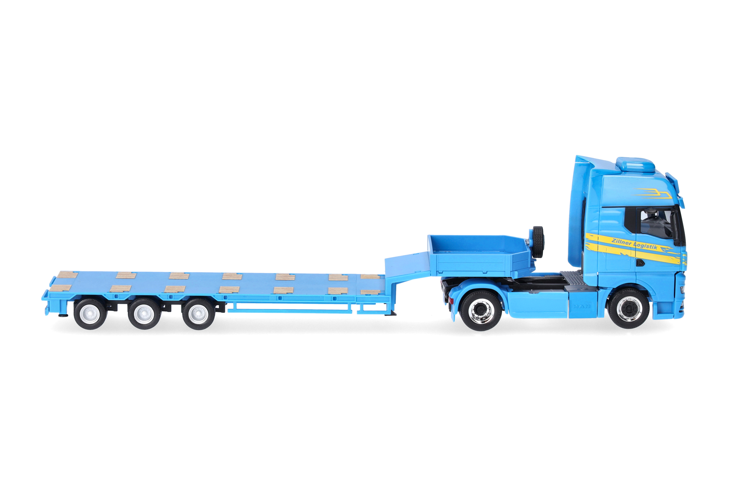 Herpa 320047 | MAN TGX GX | Semitieflader-Sattelzug | Zillner | 1:87
