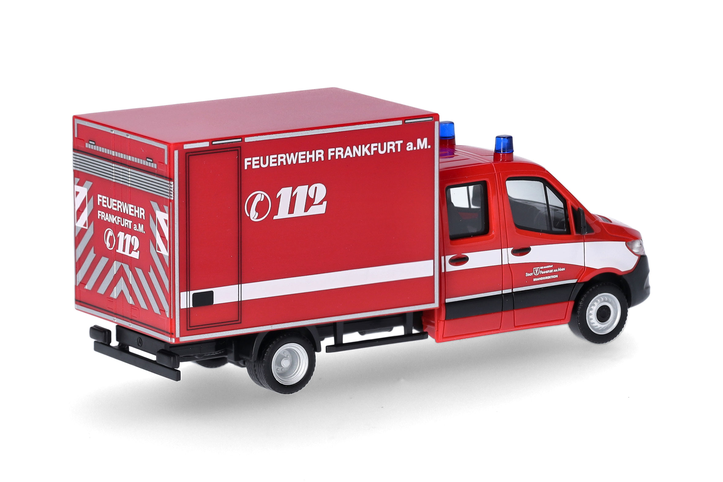 Herpa 097789 | MB Sprinter '18 Doppelkabine Koffer "Feuerwehr Frankfurt am Main | 1:87