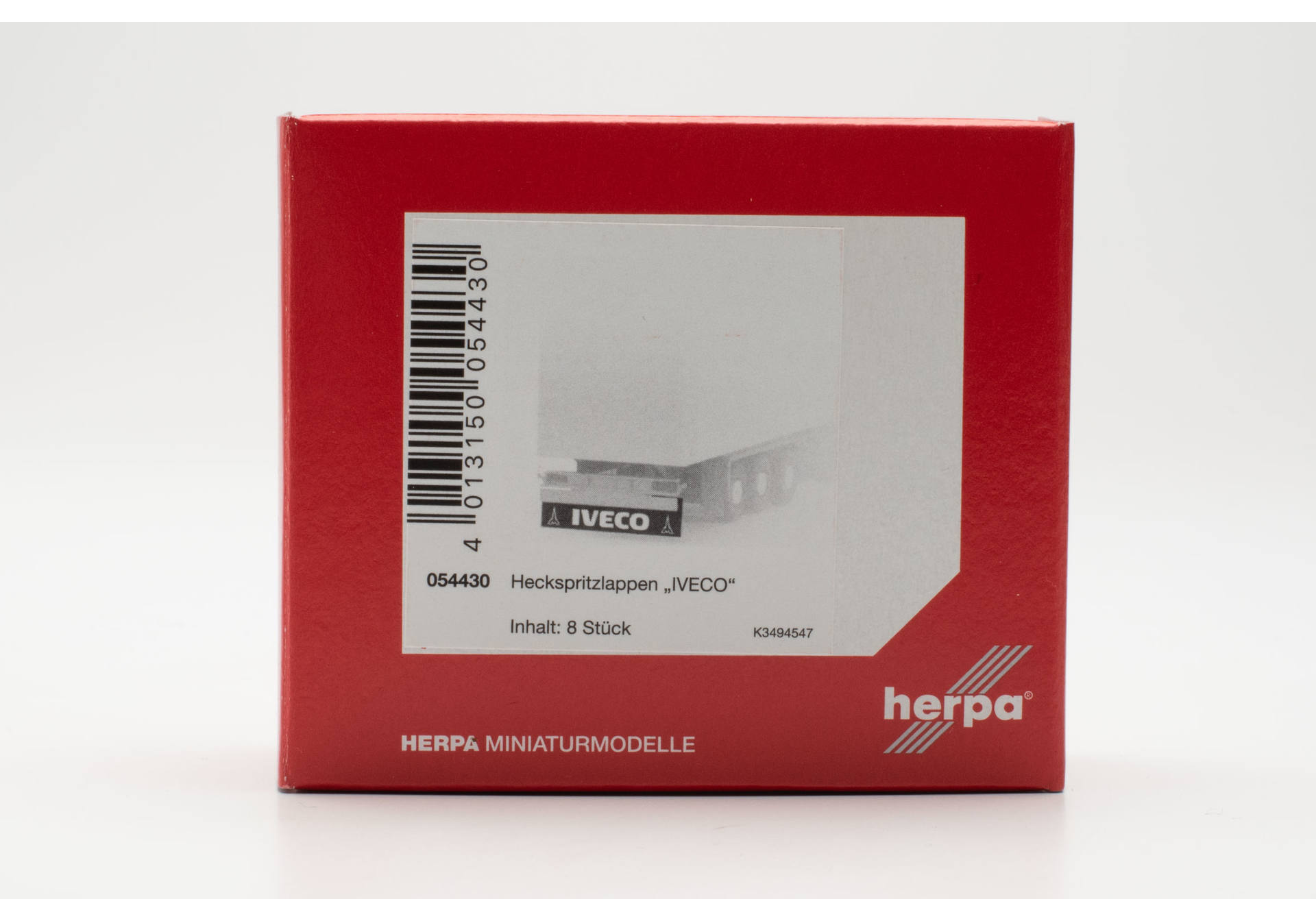Herpa Zubehör 054430 | Heckspritzlappen für Auflieger und LKW | IVECO | 1:87